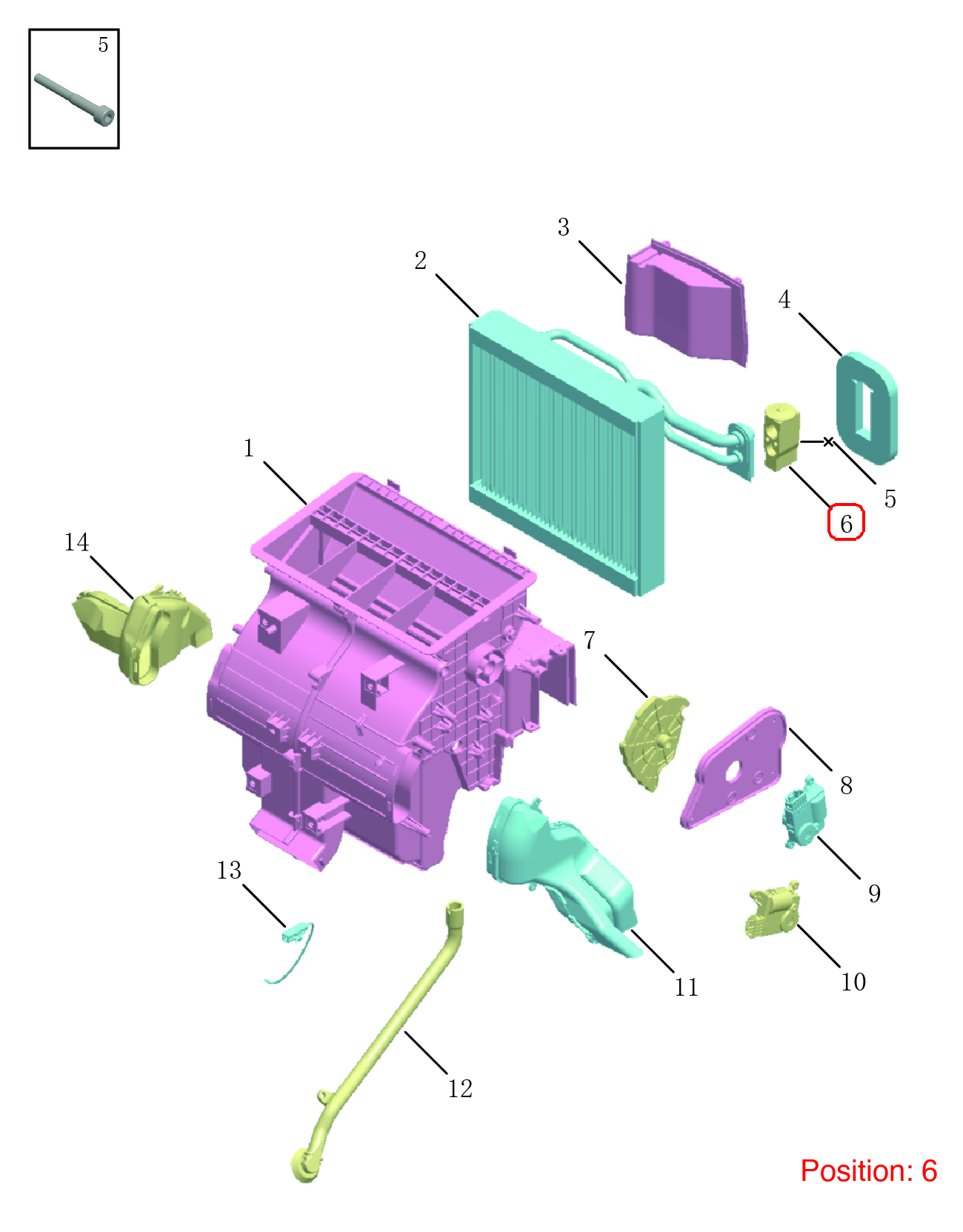 GEELY Expansion valve OEM 8020023800 FOR Binrui 8020023800-GEELY_OEM