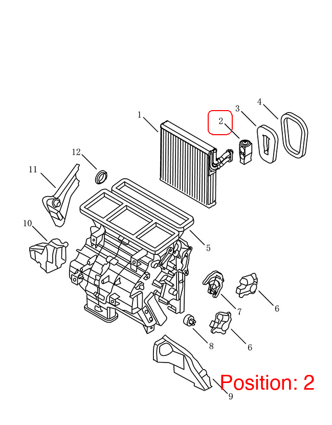 GEELY Expansion valve OEM 8020544800 FOR Coolray 8020544800-GEELY_OEM