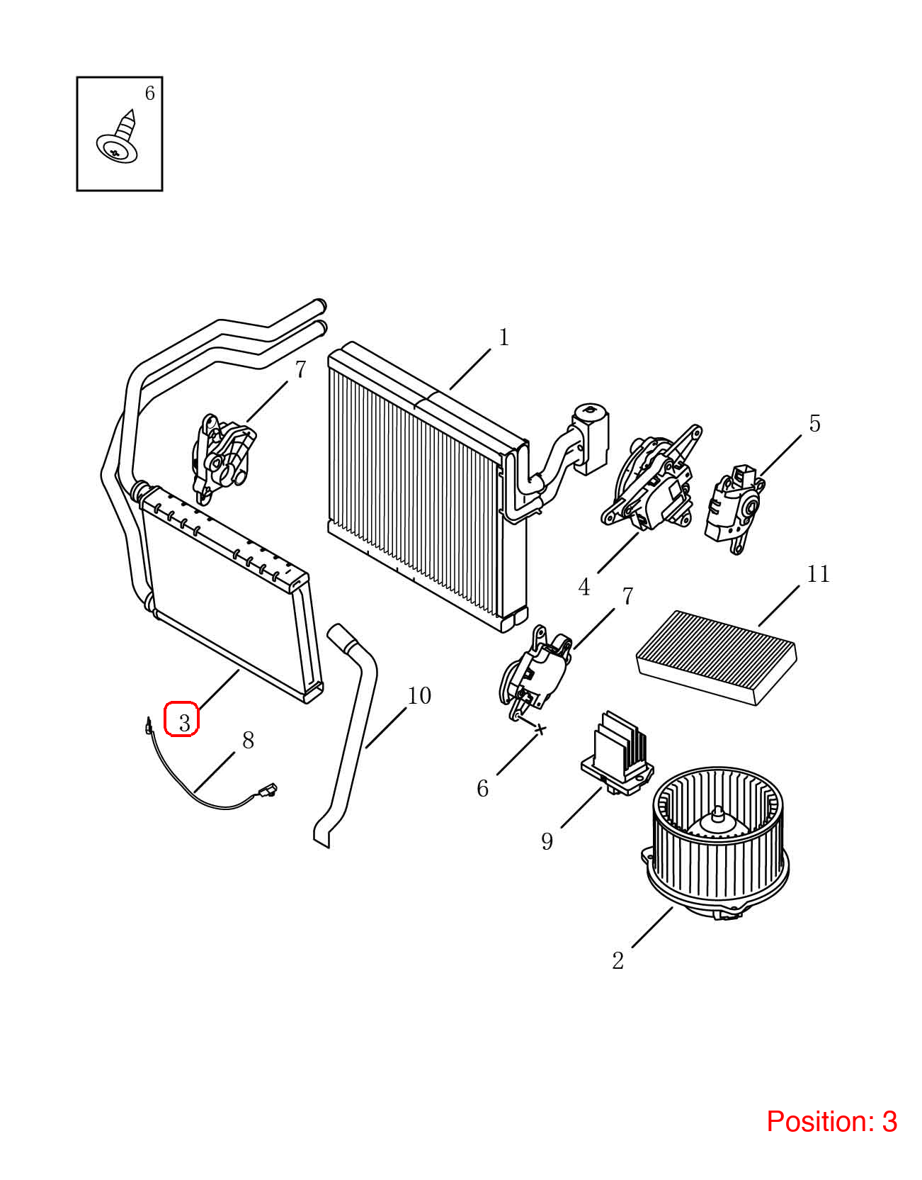 GEELY Warm water tank OEM 8022007400 FOR Emgrand 8022007400-GEELY_OEM