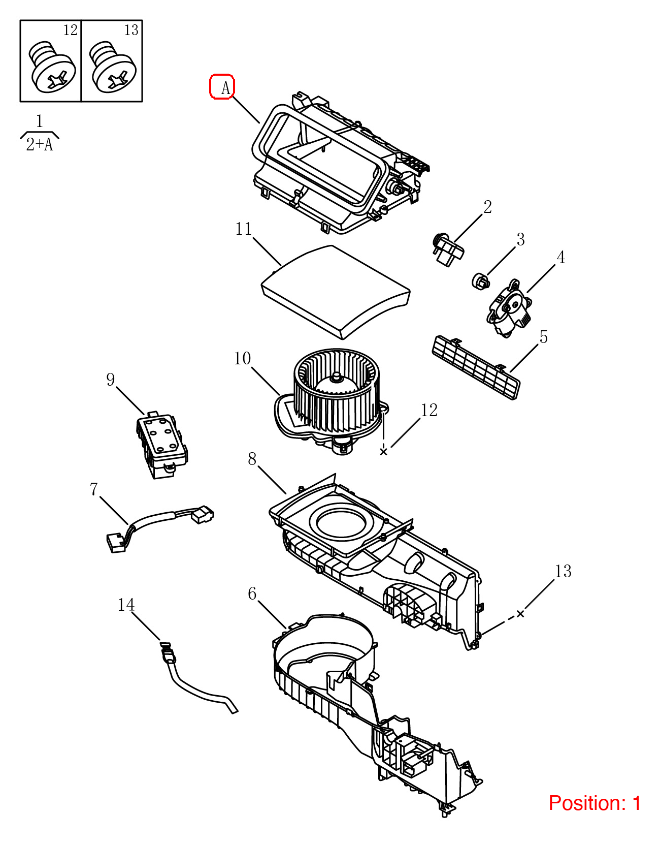 GEELY Blower housing OEM 8022028600 FOR Tugella 8022028600-GEELY_OEM