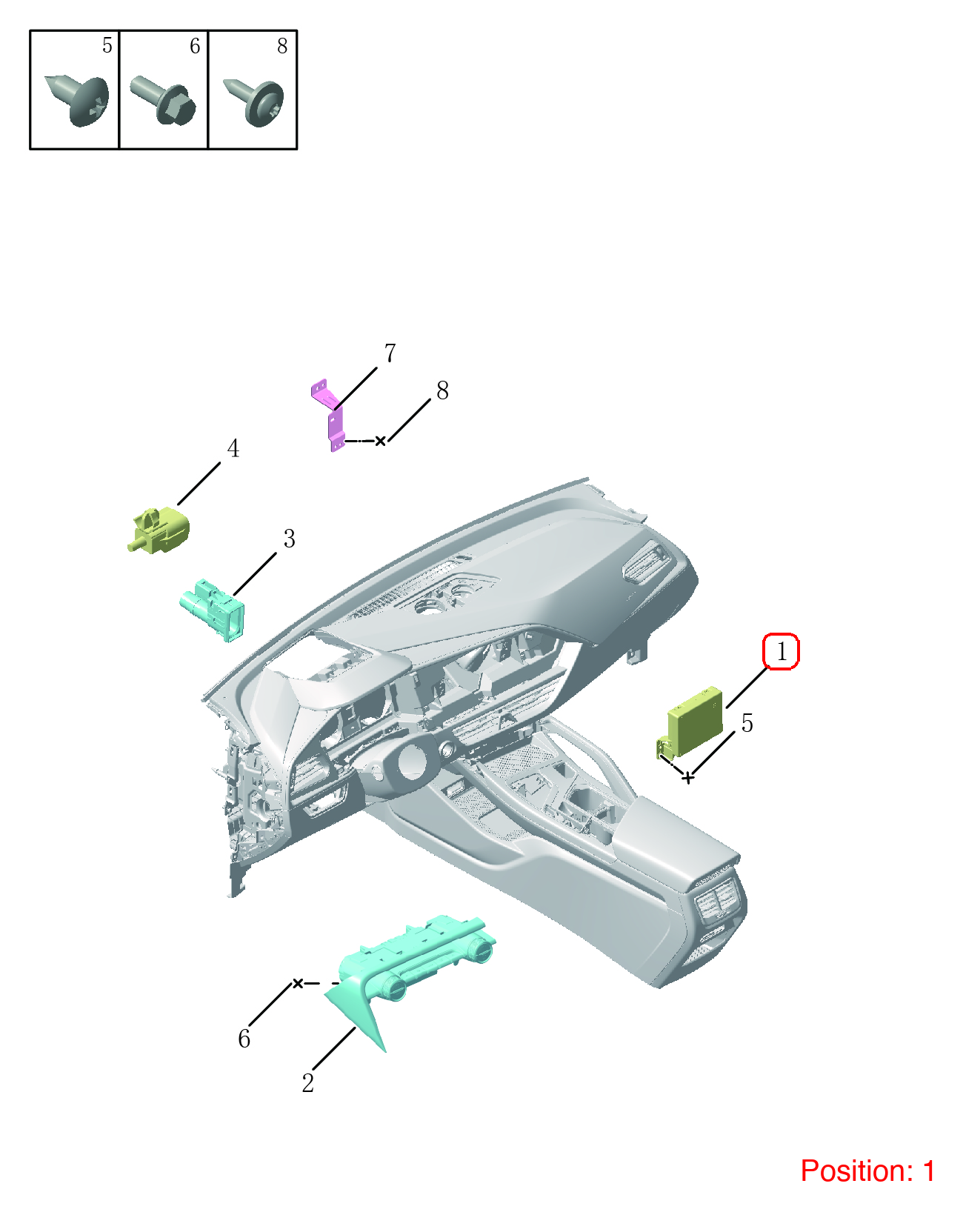 GEELY Air conditioning control computer OEM 8025023400 FOR Tugella 8025023400-GEELY_OEM