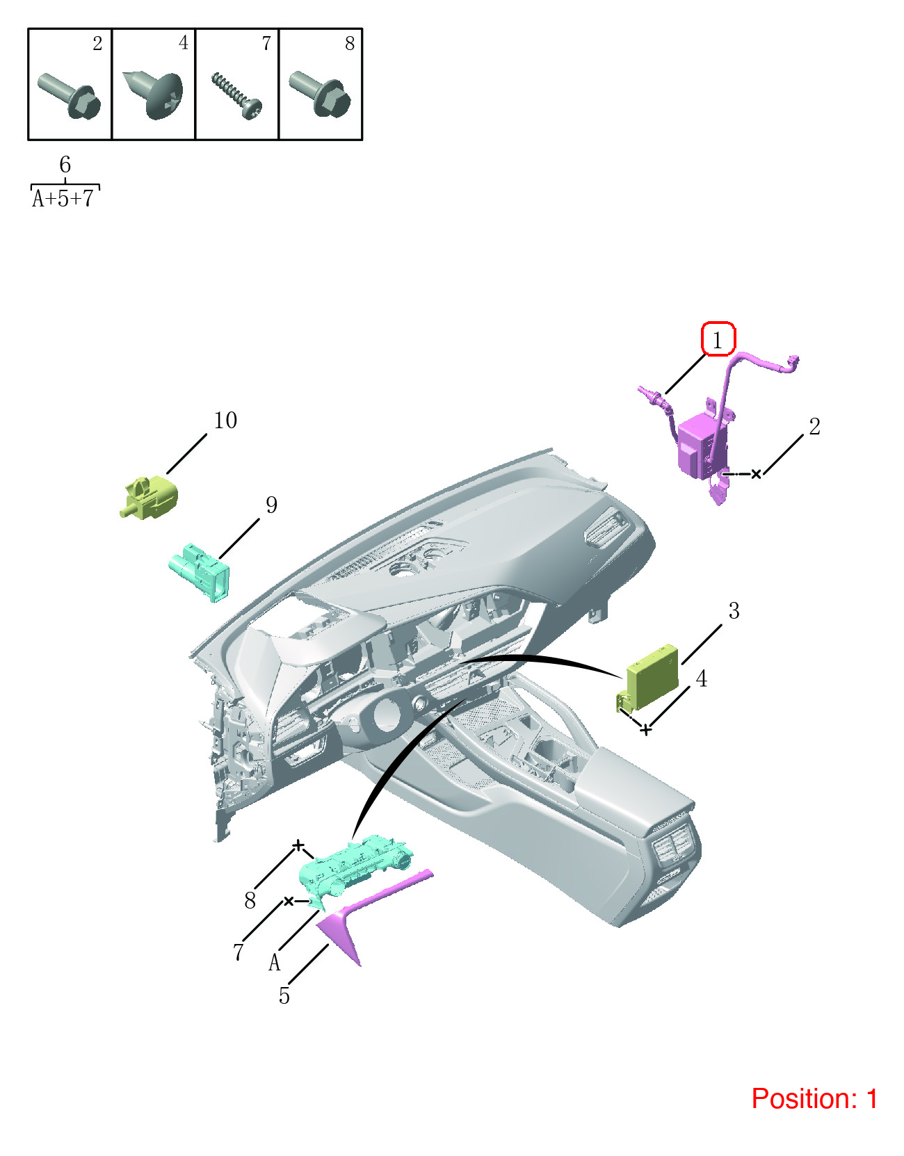 GEELY Air quality sensor OEM 8025039900 FOR Tugella 8025039900-GEELY_OEM