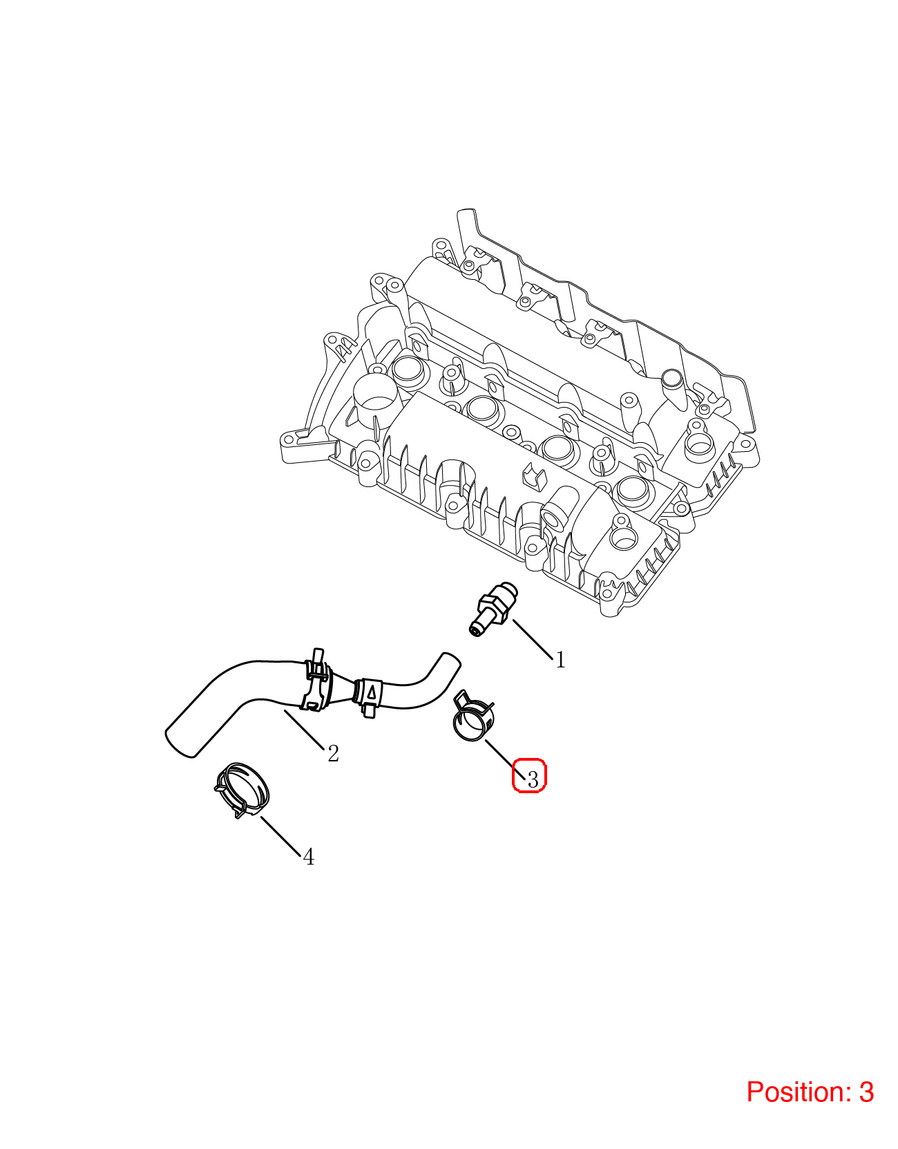 GEELY Clamp OEM JQ6711612A FOR GC6 EC7 Emgrand Binrui OKAVANGO JQ6711612A-GEELY_OEM