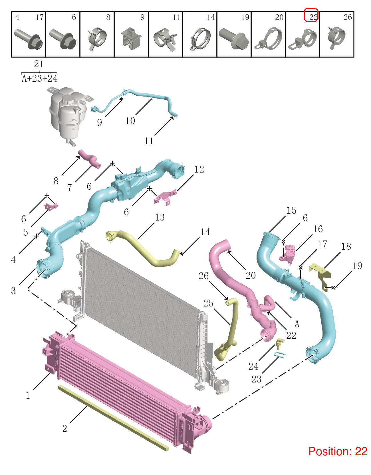 GEELY Clamp OEM JQ6712312E FOR GC6 Emgrand JQ6712312E-GEELY_OEM