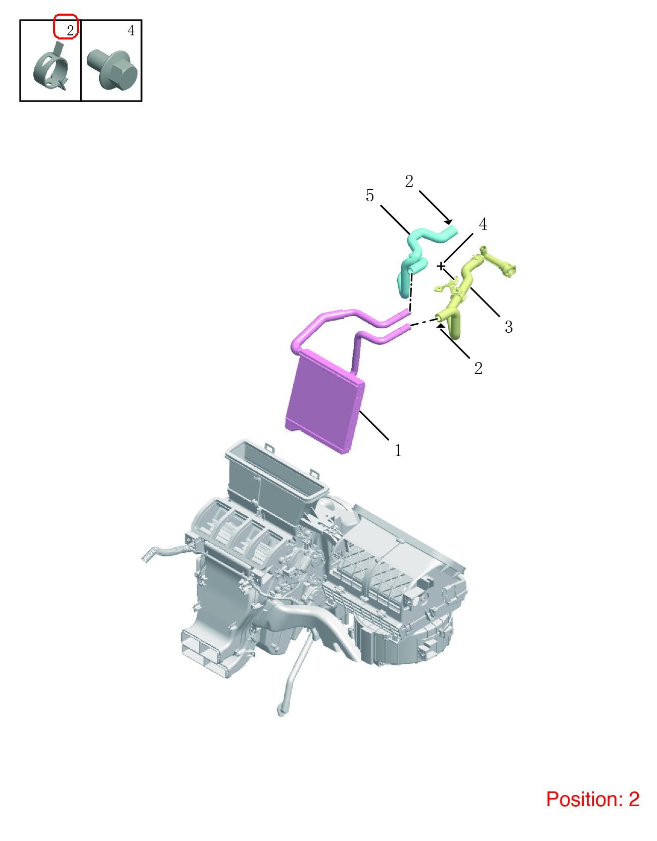 GEELY Clamp OEM JQ6712412A FOR EC7 Emgrand Binrui Coolray Tugella JQ6712412A-GEELY_OEM
