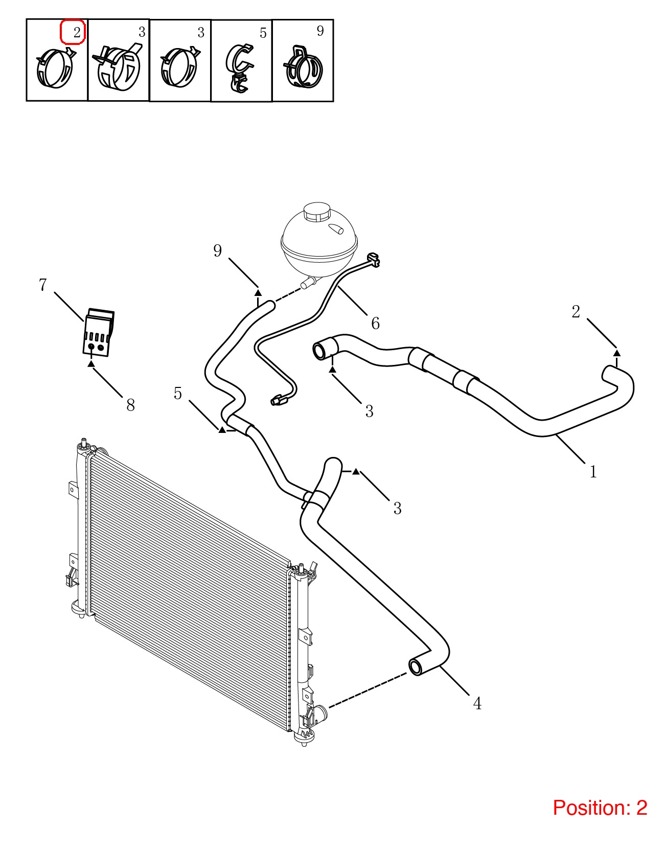 GEELY Clamp OEM JQ6713812A FOR GC6 EC7 Emgrand Binrui JQ6713812A-GEELY_OEM