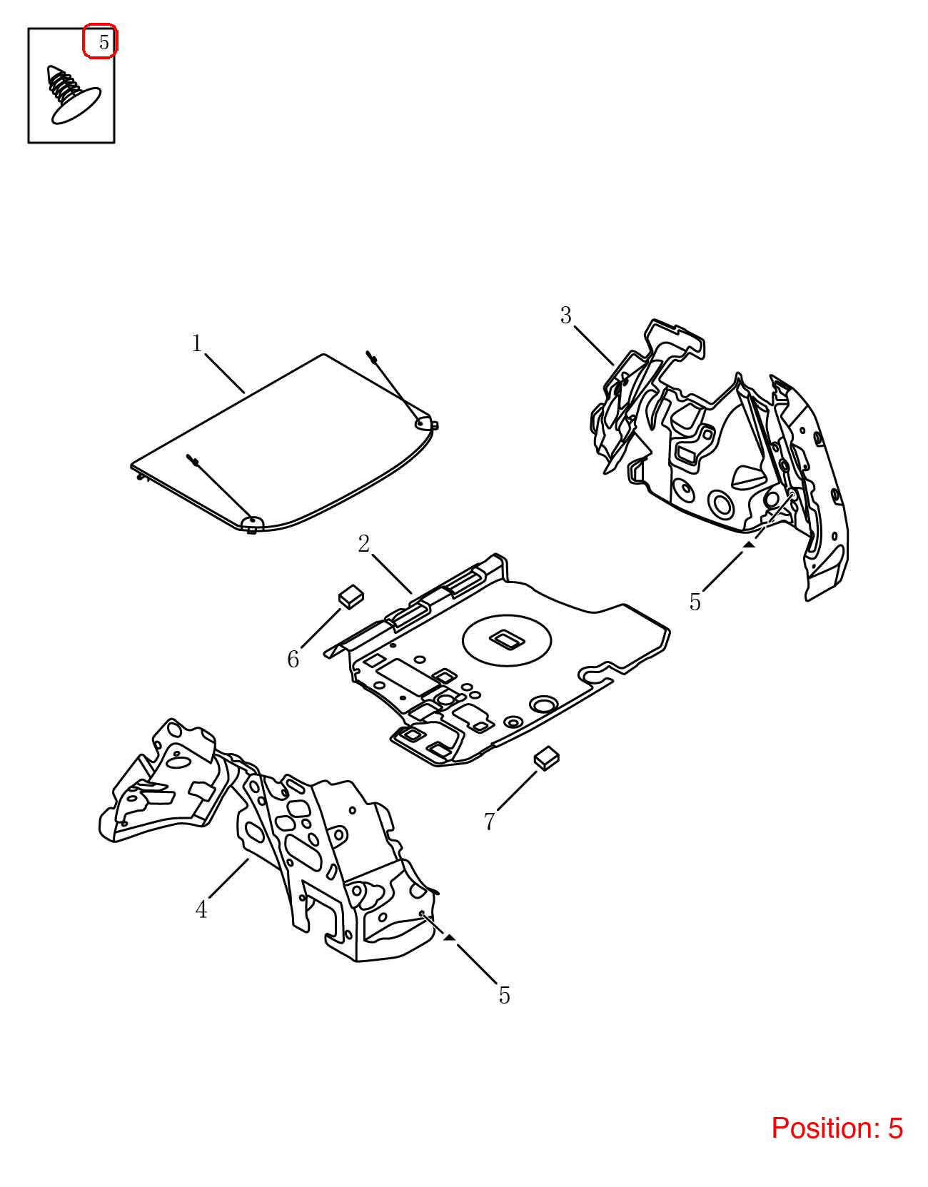 GEELY Buckle OEM JQ691H07 FOR Emgrand Coolray Tugella JQ691H07-GEELY_OEM