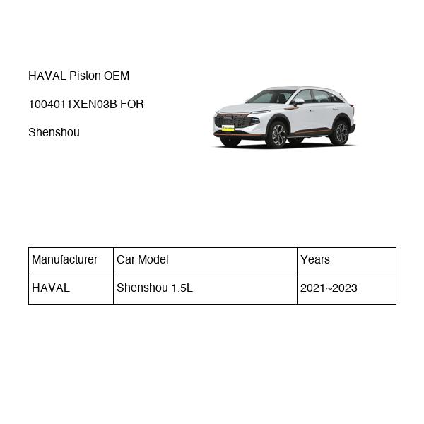 HAVAL Piston OEM 1004011XEN03B FOR Shenshou 1004011XEN03B-HAVAL_OEM