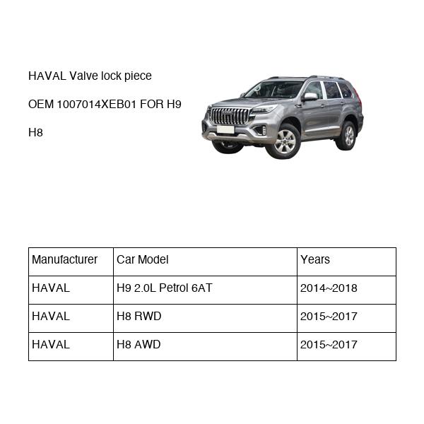 HAVAL Valve lock piece OEM 1007014XEB01 FOR H9 H8 1007014XEB01-HAVAL_OEM