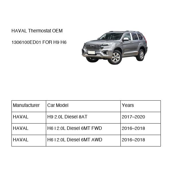 HAVAL Thermostat OEM 1306100ED01 FOR H9 H6 1306100ED01-HAVAL_OEM