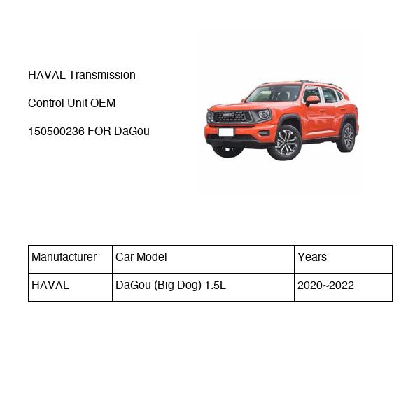 HAVAL Transmission Control Unit OEM 150500236 FOR DaGou 150500236-HAVAL_OEM