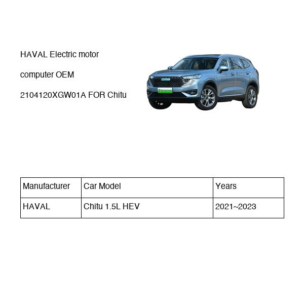 HAVAL Electric motor computer OEM 2104120XGW01A FOR Chitu 2104120XGW01A-HAVAL_OEM