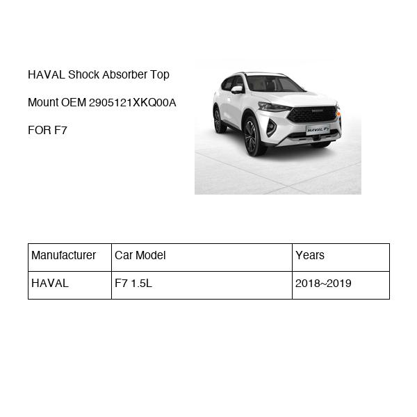 HAVAL Shock Absorber Top Mount OEM 2905121XKQ00A FOR F7 2905121XKQ00A-HAVAL_OEM