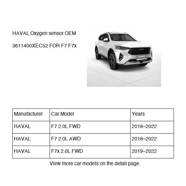 HAVAL Oxygen sensor OEM 3611400XEC52 FOR F7 F7x 3611400XEC52-HAVAL_OEM