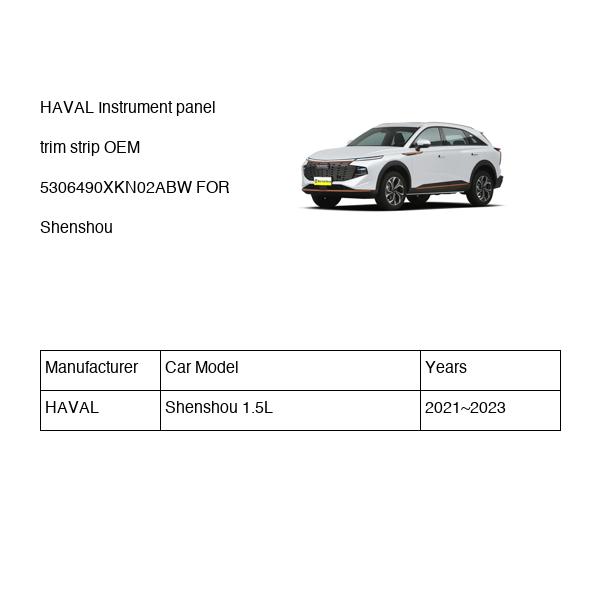 HAVAL Instrument panel trim strip OEM 5306490XKN02ABW FOR Shenshou 5306490XKN02ABW-HAVAL_OEM