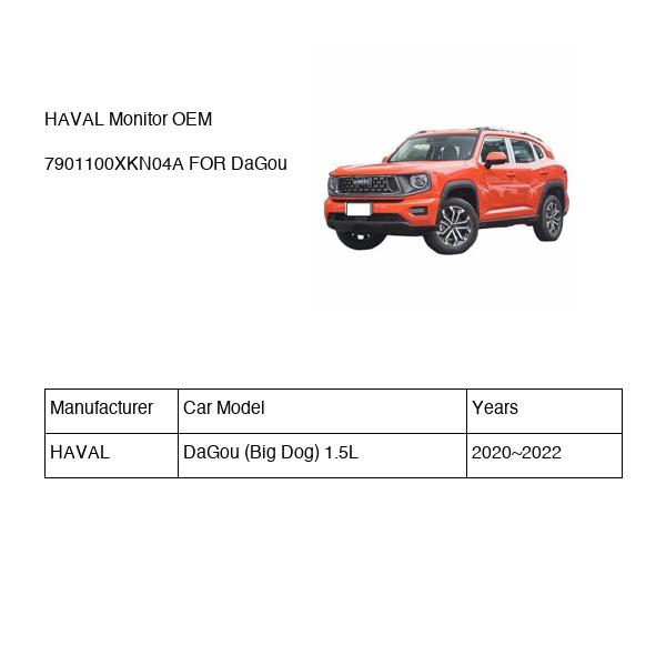 HAVAL Monitor OEM 7901100XKN04A FOR DaGou 7901100XKN04A-HAVAL_OEM