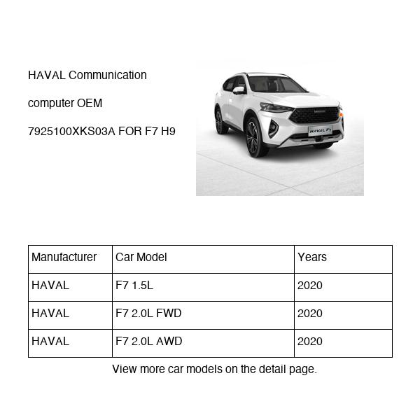 HAVAL Communication computer OEM 7925100XKS03A FOR F7 H9 7925100XKS03A-HAVAL_OEM