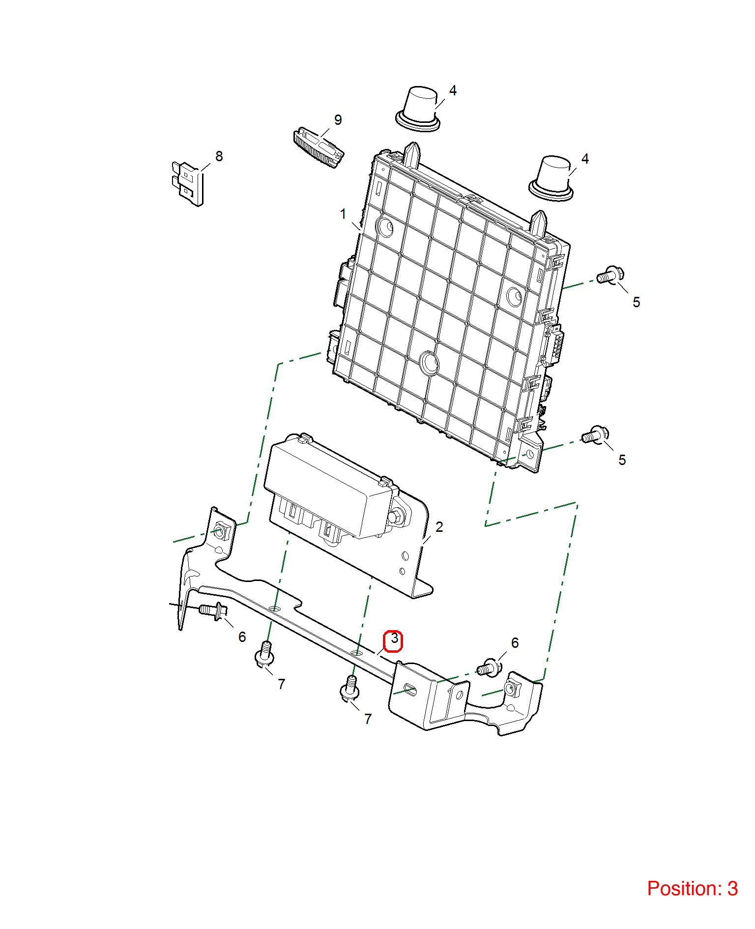 MG Bracket OEM 10000657 FOR MG6 MG550 10000657-MG_OEM