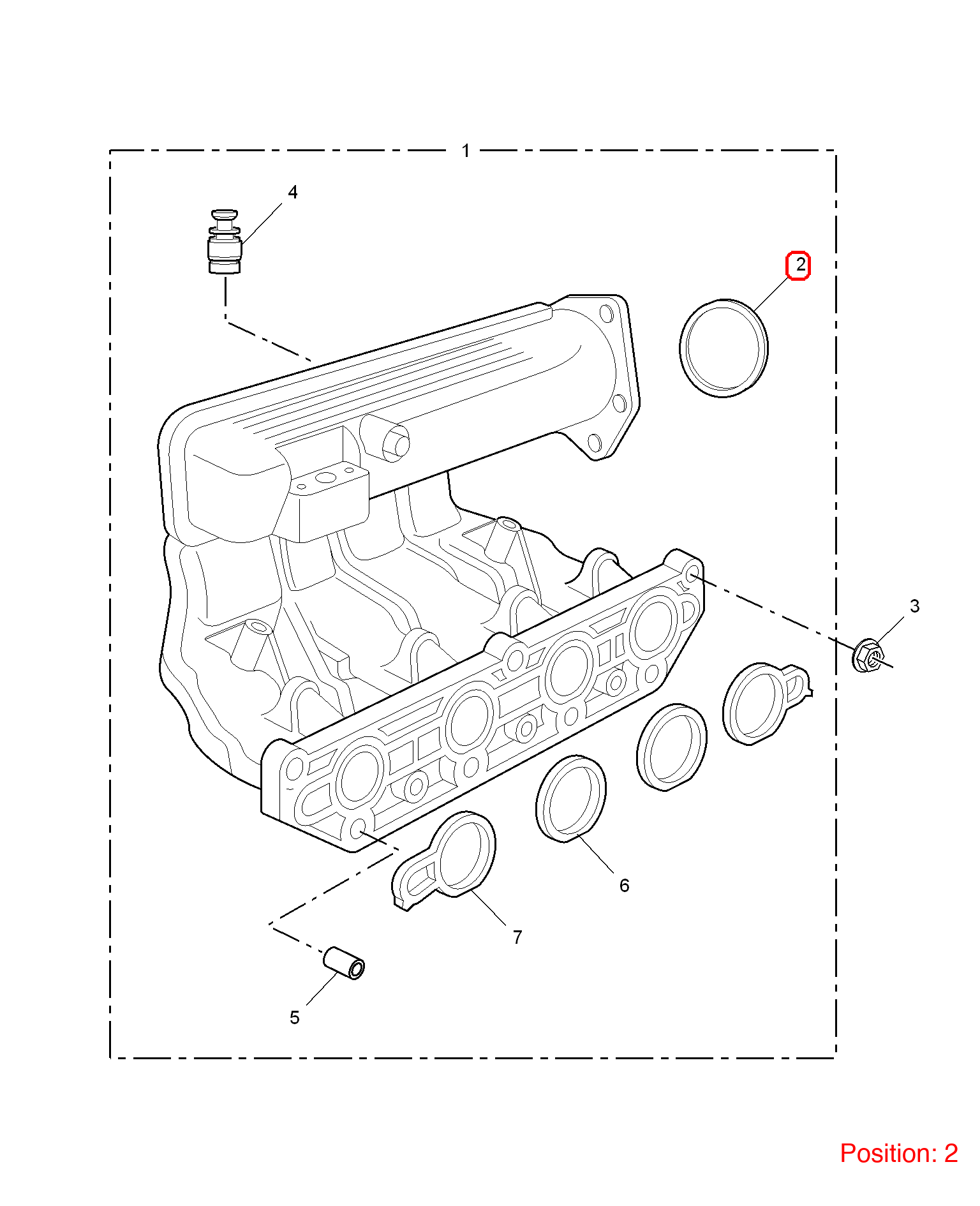 MG Throttle body gasket OEM 10000890 FOR MG6 MG3 MG550 MG350 MG5 10000890-MG_OEM