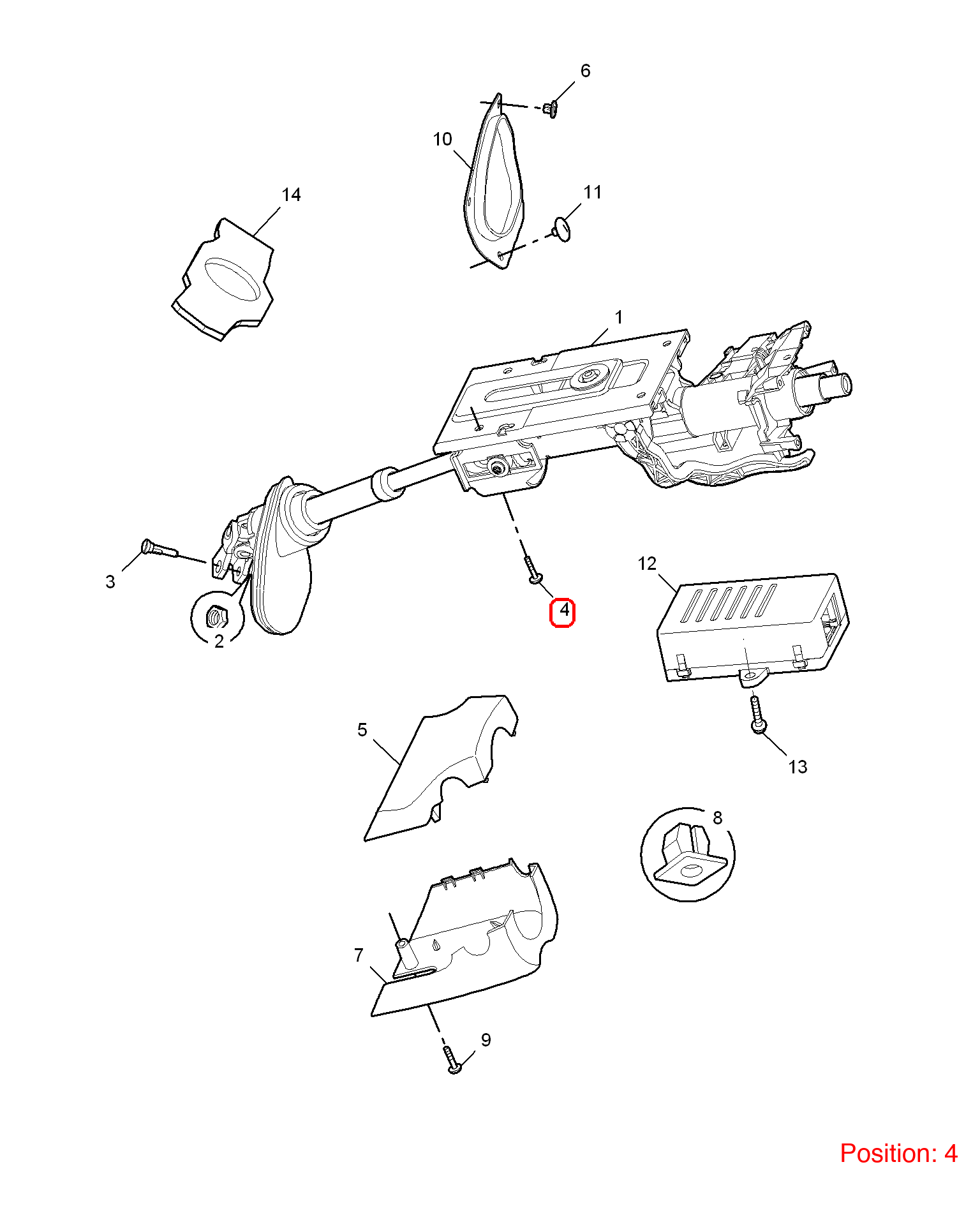 MG Screw OEM 10001247 FOR MG6 MG550 10001247-MG_OEM