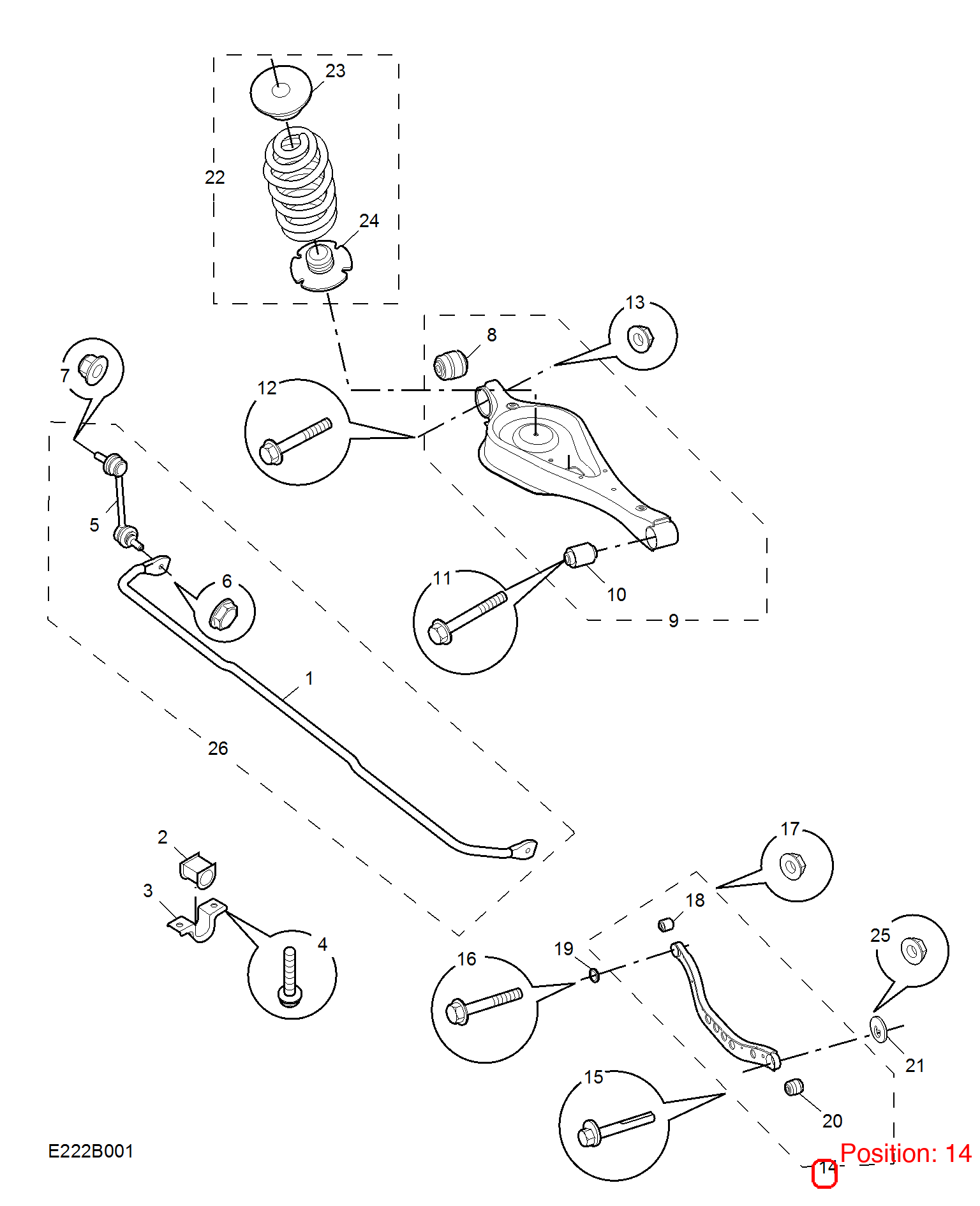 MG Control arm OEM 10001384 FOR MG6 MG550 10001384-MG_OEM