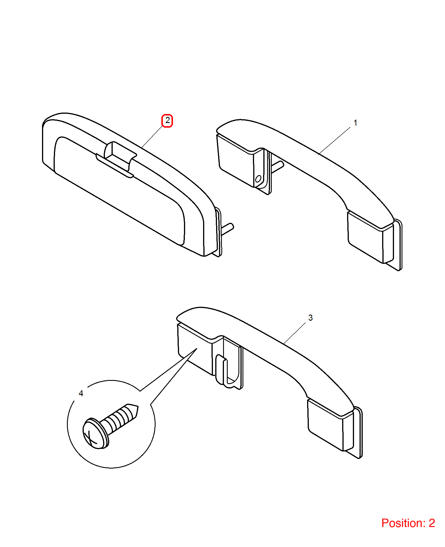 MG Glasses case OEM 10002121 FOR MG6 MG550 MG750 10002121-MG_OEM
