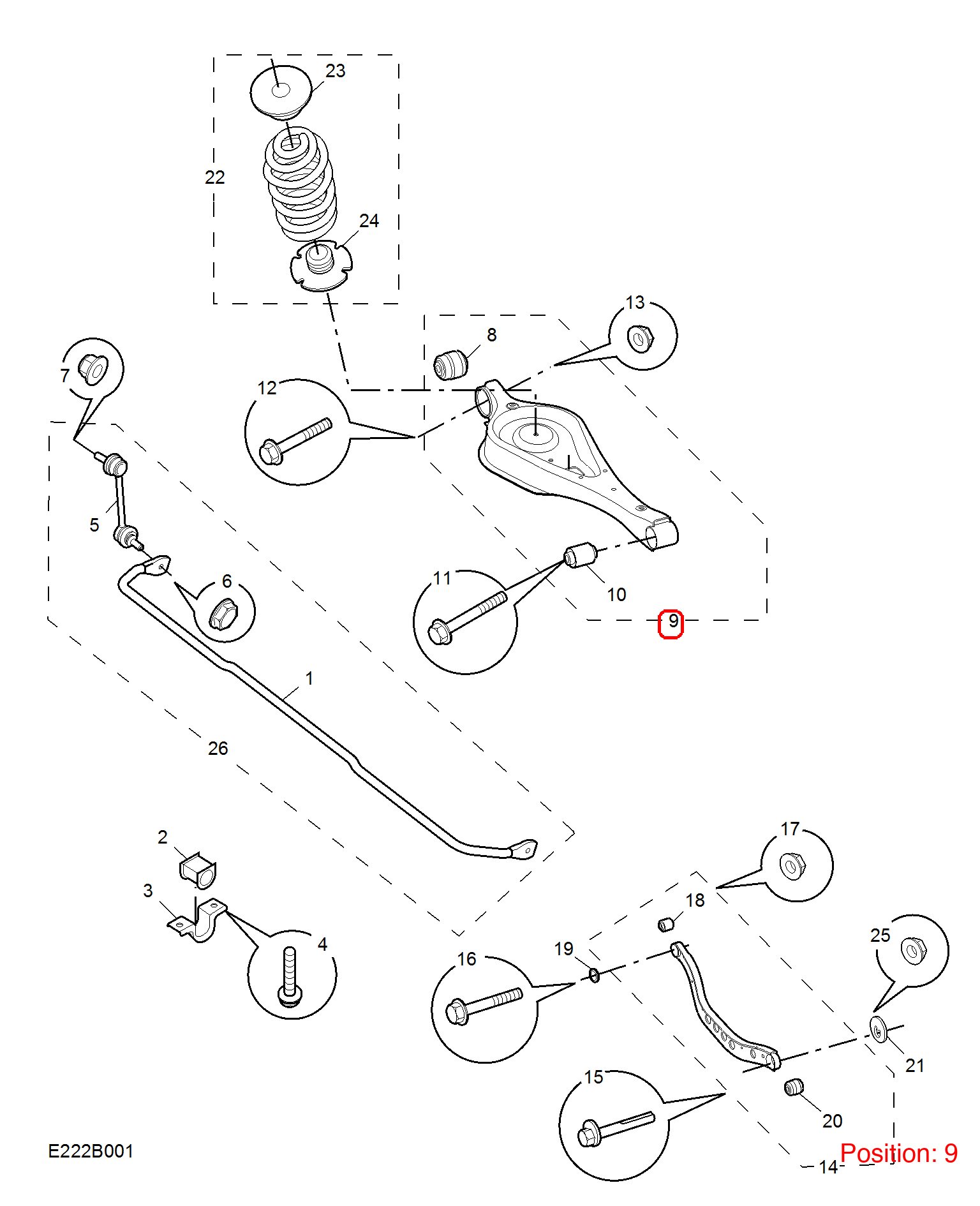 MG Control arm OEM 10002495 FOR MG6 MG550 10002495-MG_OEM