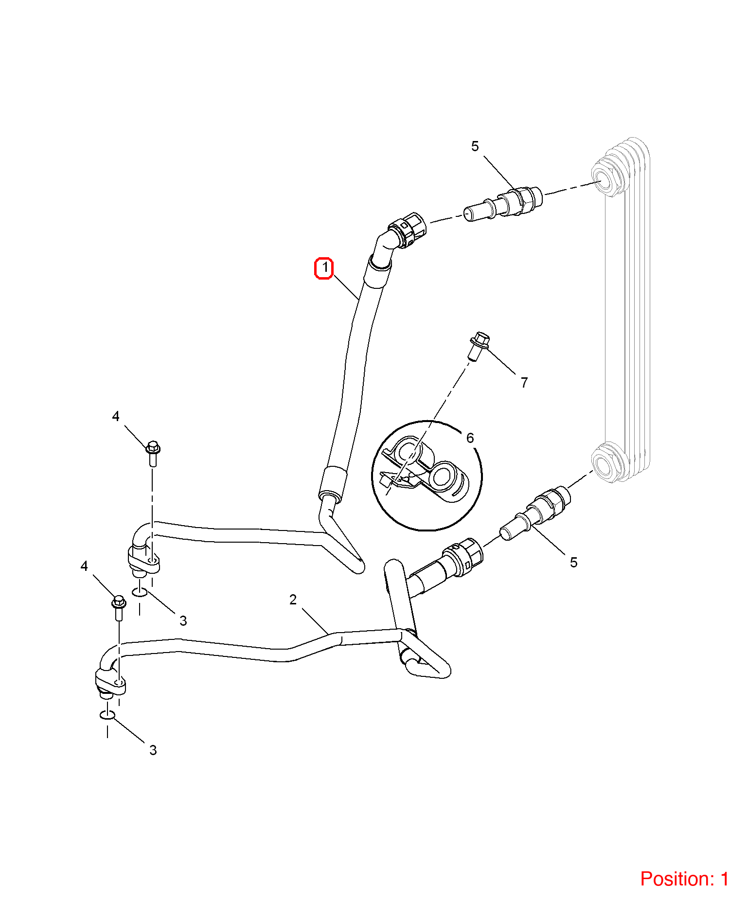 MG Transmission oil pipe OEM 10007347 FOR MG6 10007347-MG_OEM