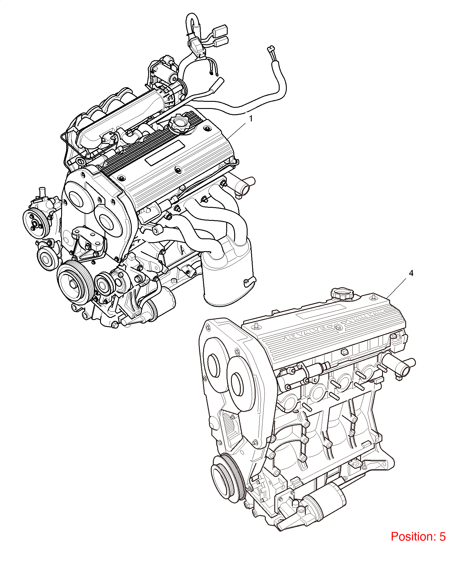 MG Engine repair kit OEM 10007908 FOR MG6 10007908-MG_OEM
