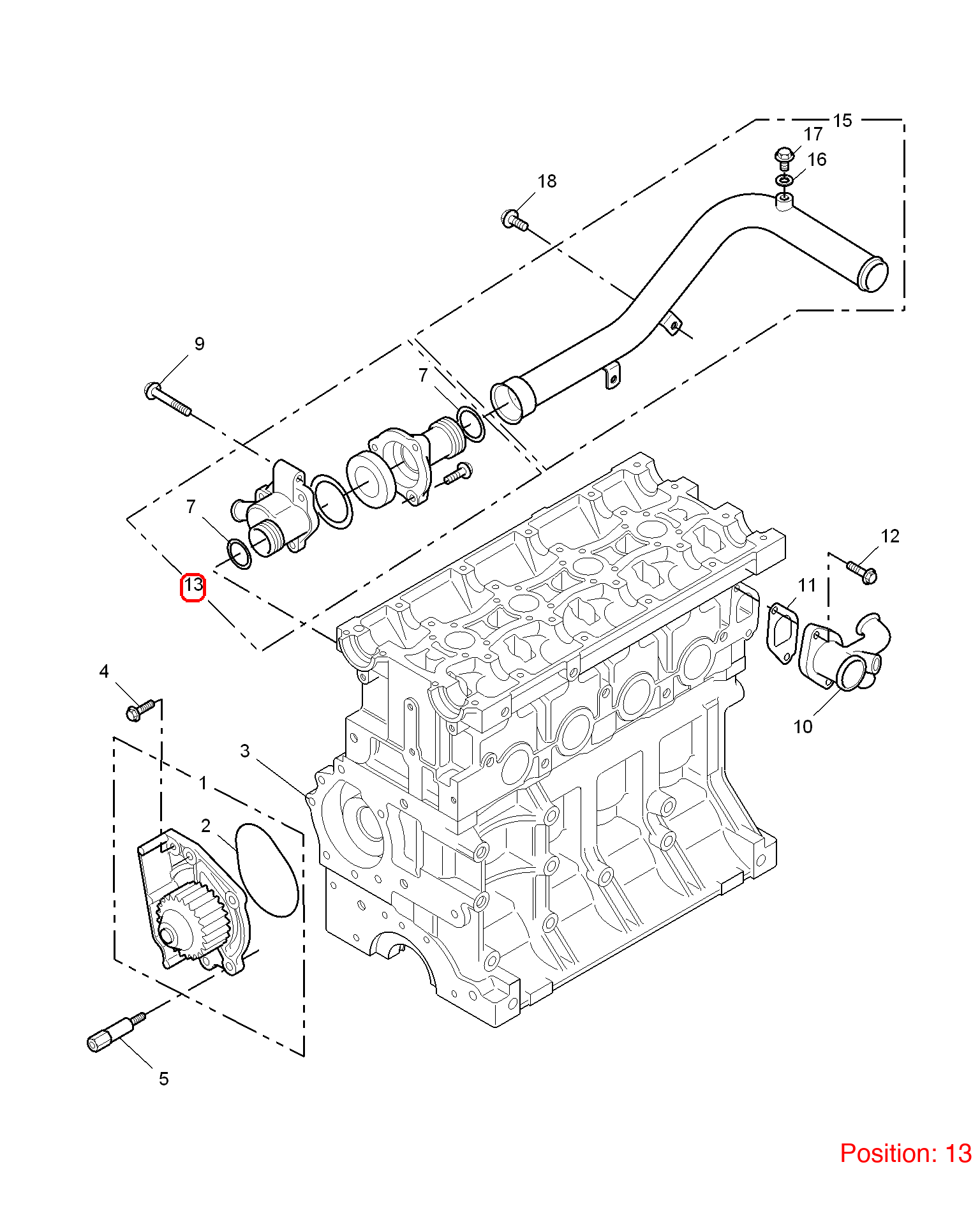 MG Thermostat assembly OEM 10009997 FOR MG6 MG550 10009997-MG_OEM