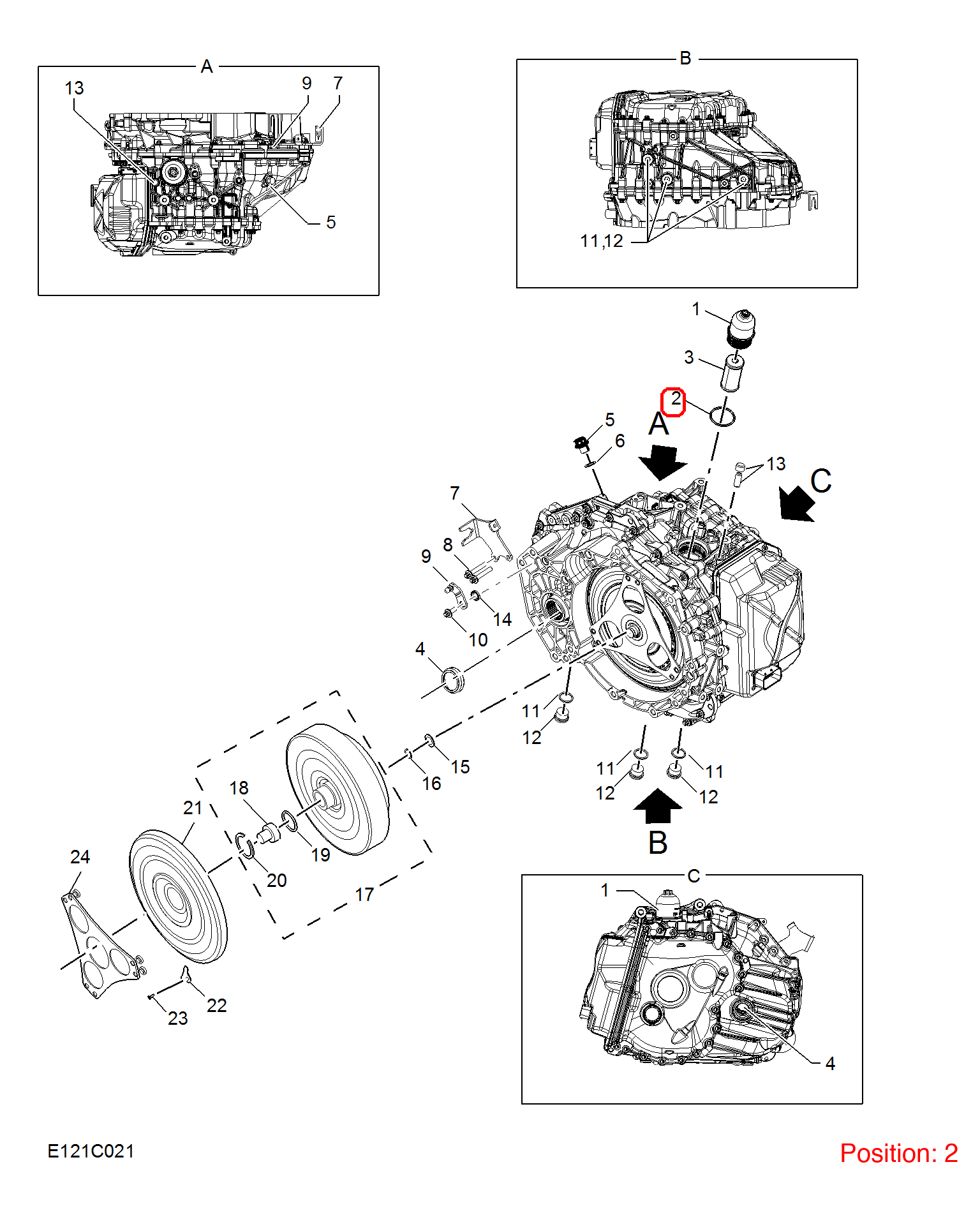 MG O-Ring OEM 10010244 FOR MG6 MG RX5 10010244-MG_OEM