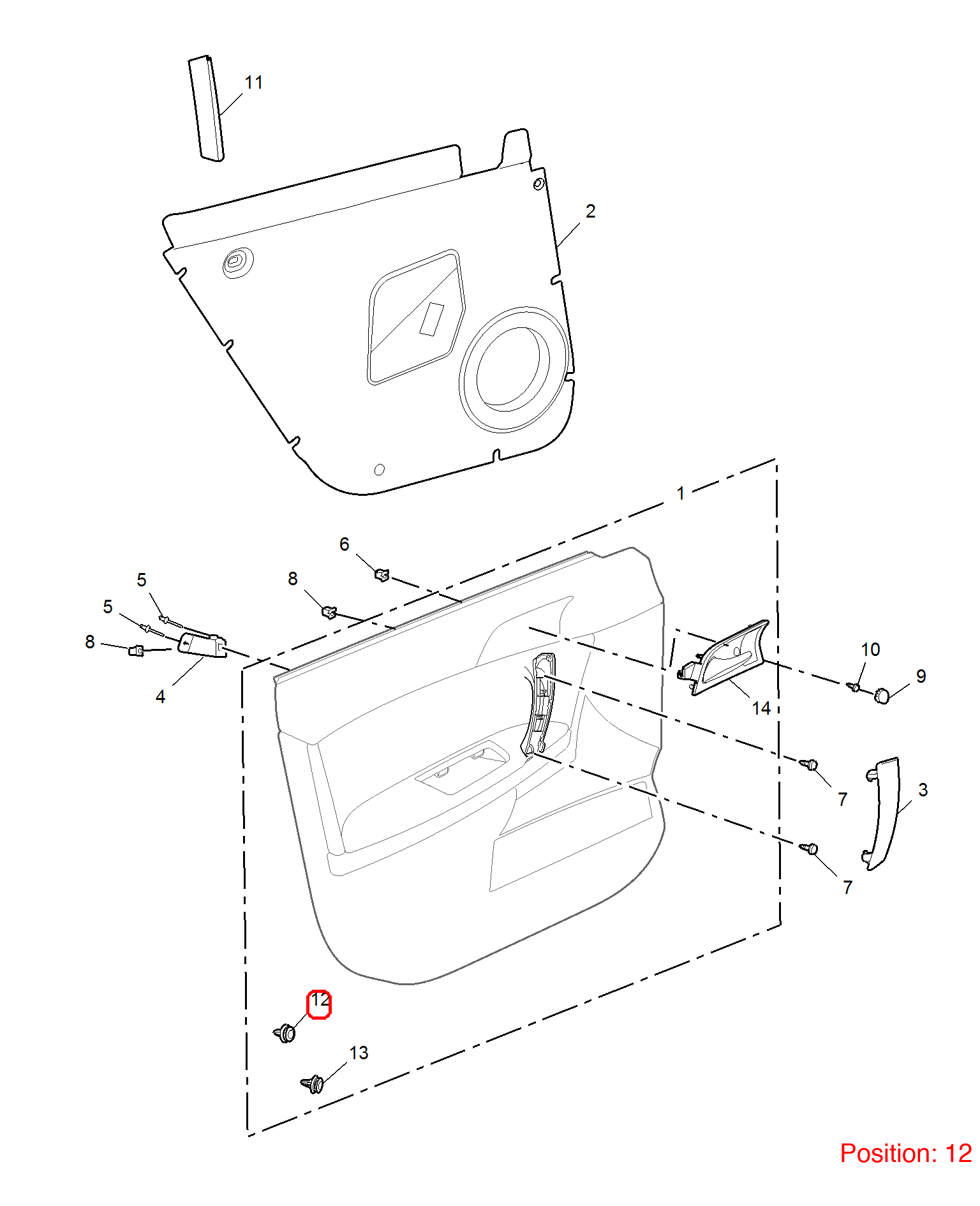 MG Buckle OEM 10010725 FOR MG6 MG550 10010725-MG_OEM