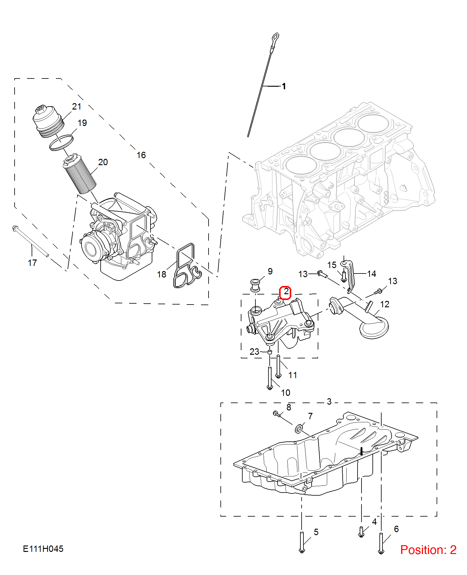 MG Oil pump OEM 10014550 FOR MG RX8 10014550-MG_OEM