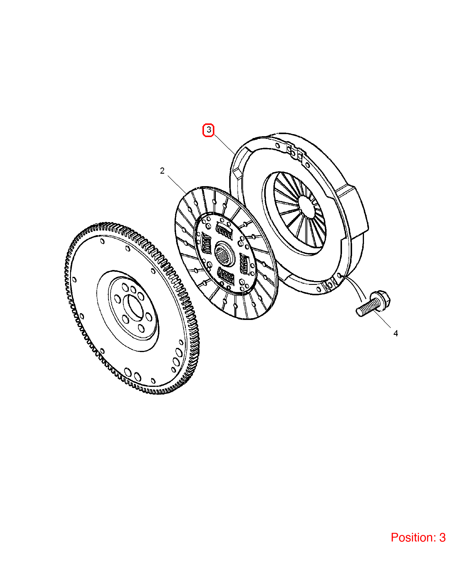 MG Clutch Pressure Plate OEM 10016634 FOR MG6 MG550 MG750 10016634-MG_OEM