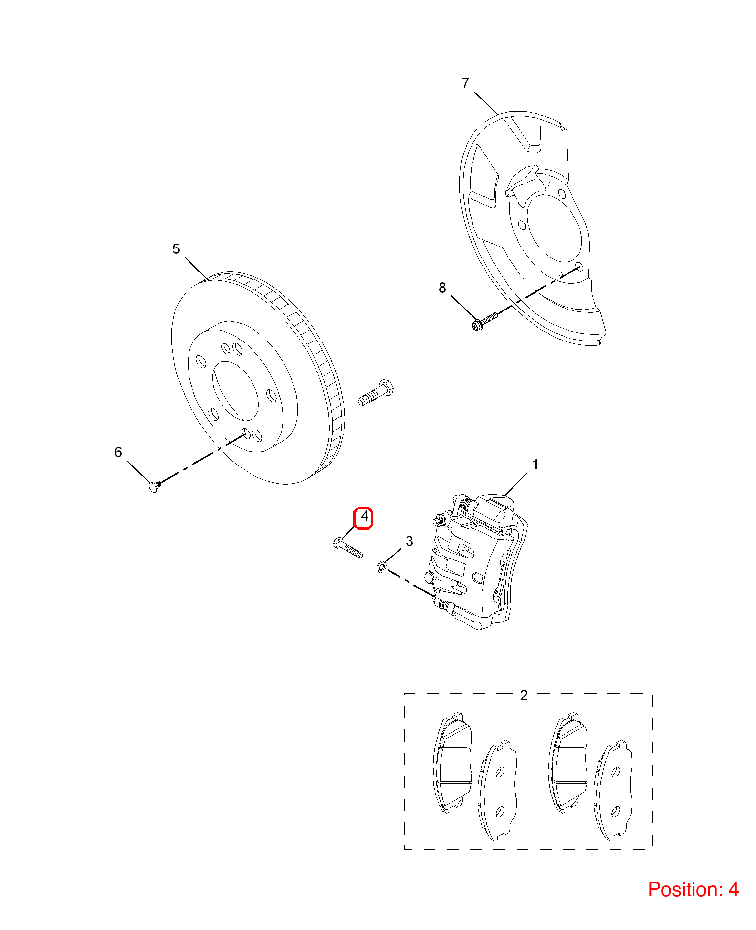 MG Screw OEM 10019568 FOR MG350 MG5 10019568-MG_OEM