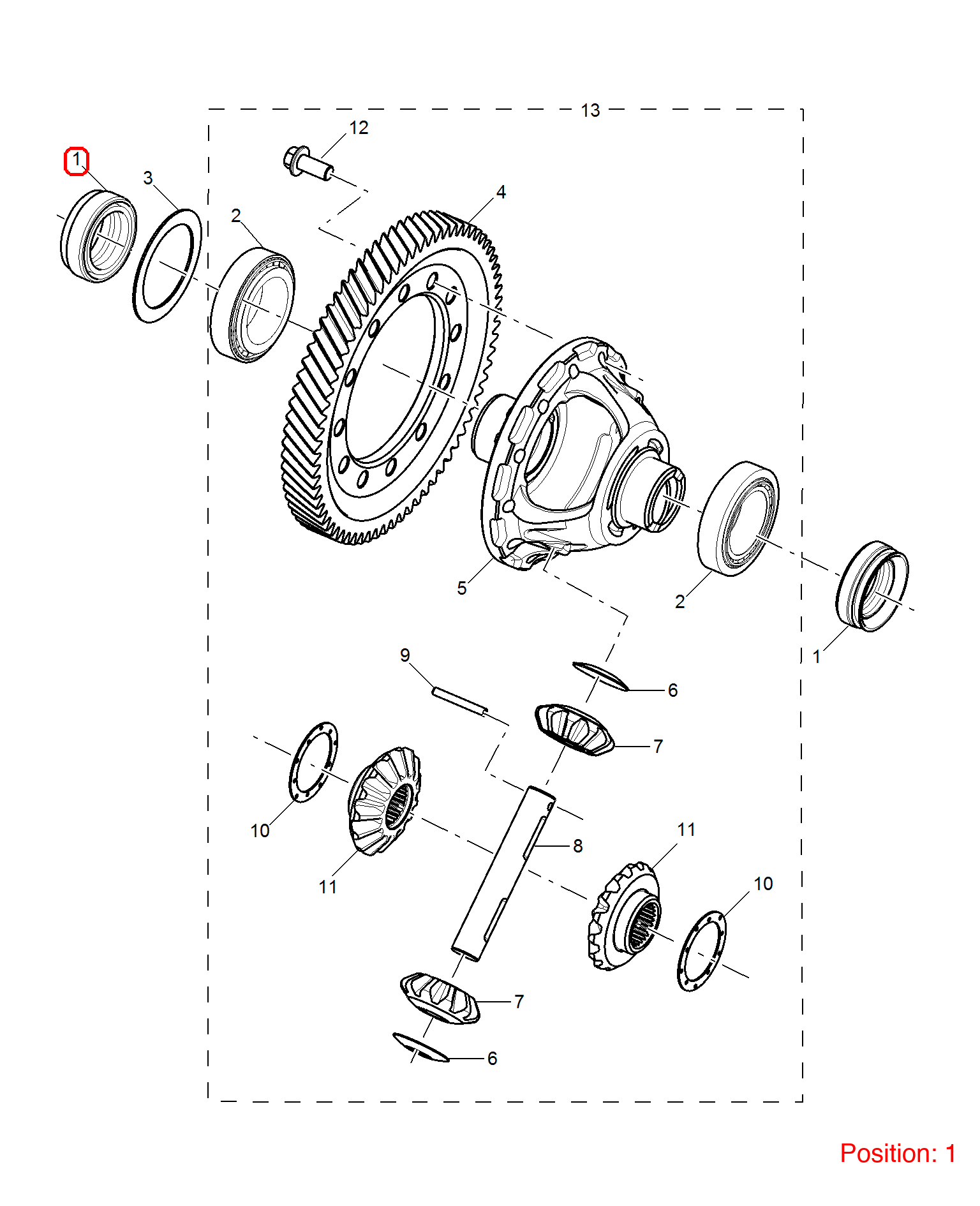 MG Axle Shaft Seal OEM 10021406 FOR MG350 MG5 MG RX5 MG6 10021406-MG_OEM