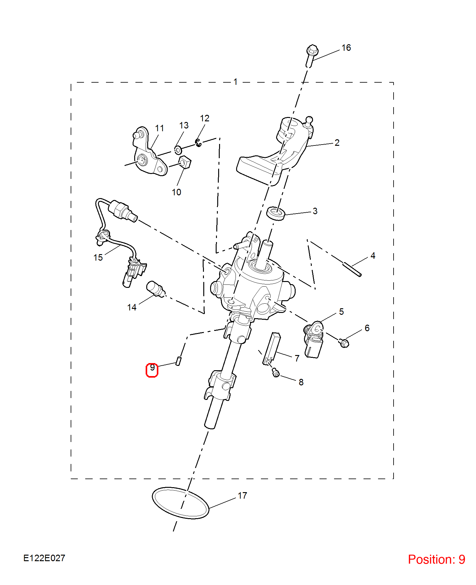 MG Positioning pin OEM 10021504 FOR MG350 MG5 MG RX5 MG6 10021504-MG_OEM