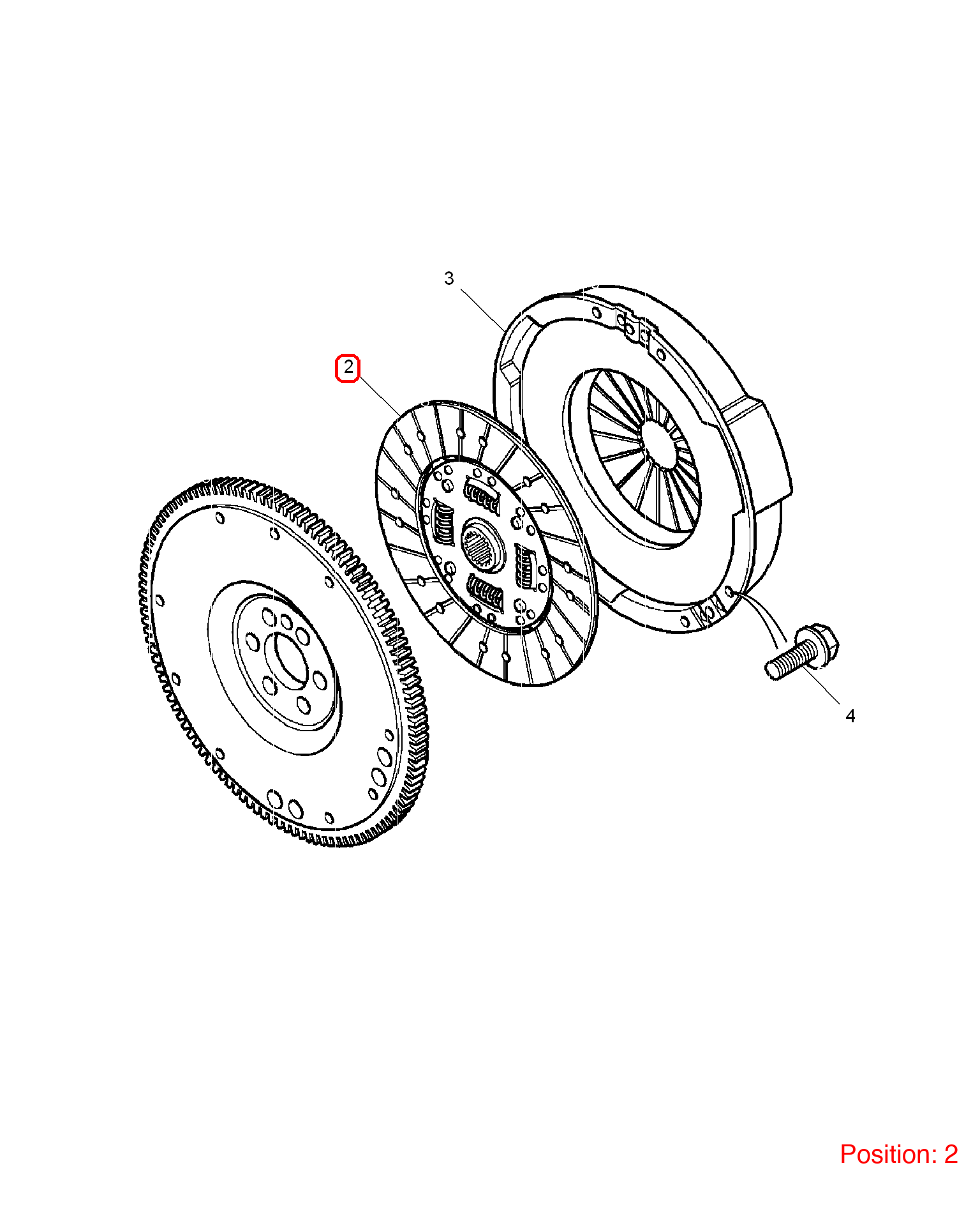 MG Clutch disc OEM 10026456 FOR MG6 MG550 10026456-MG_OEM