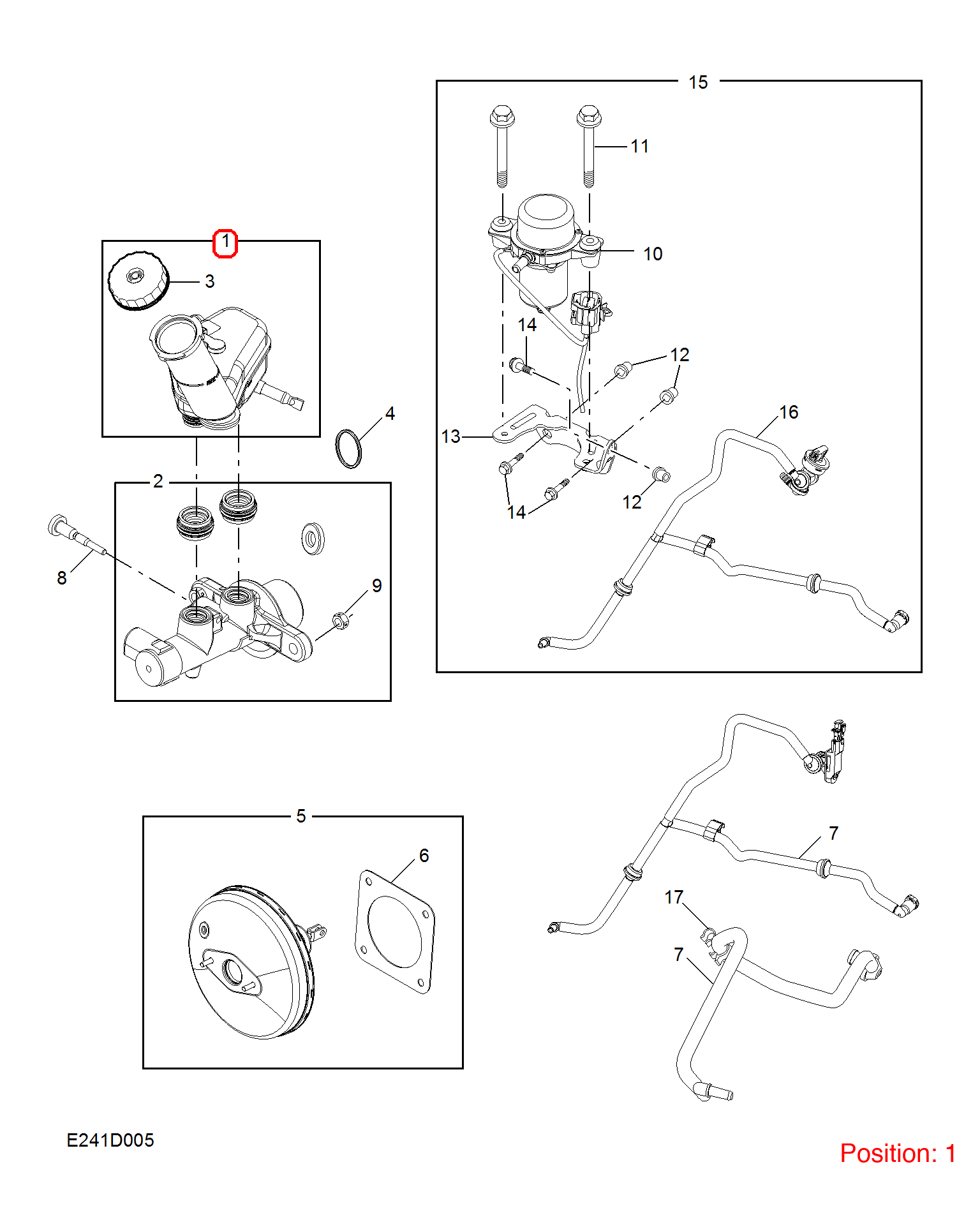 MG Brake fluid reservoir OEM 10030590 FOR MG350 10030590-MG_OEM