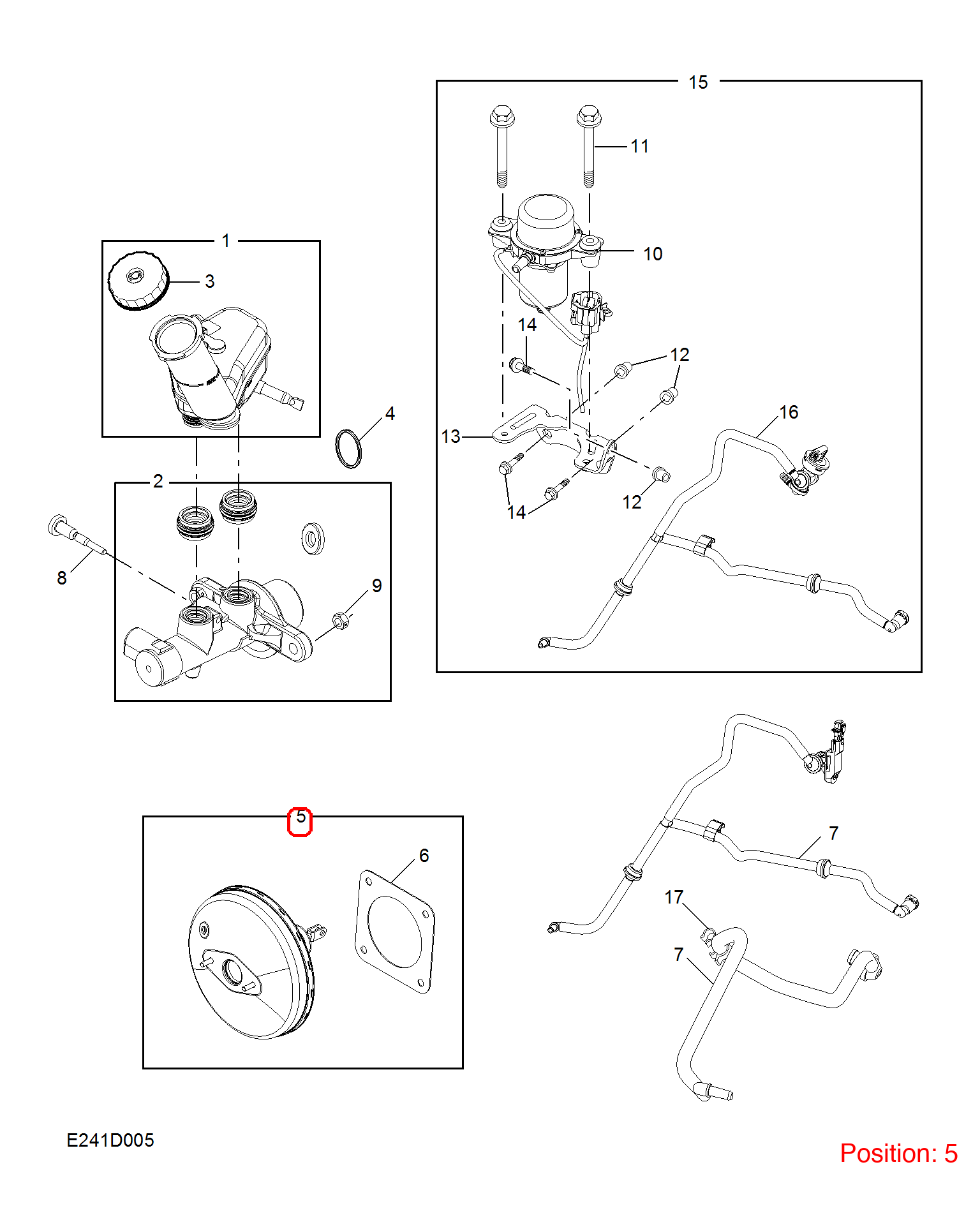 MG Brake booster OEM 10030597 FOR MG350 MG5 10030597-MG_OEM
