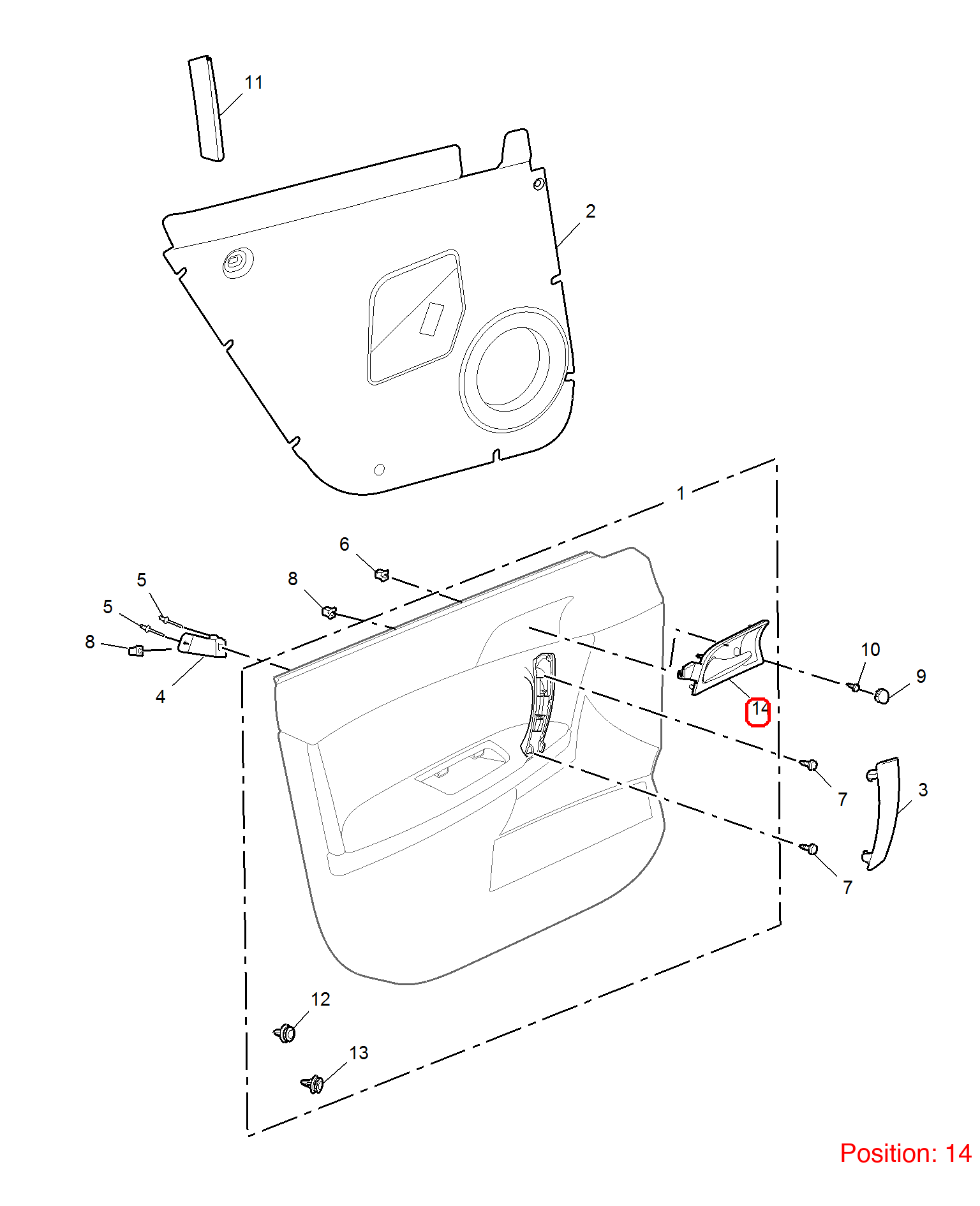 MG Door handle OEM 10030809ESA FOR MG6 10030809ESA-MG_OEM