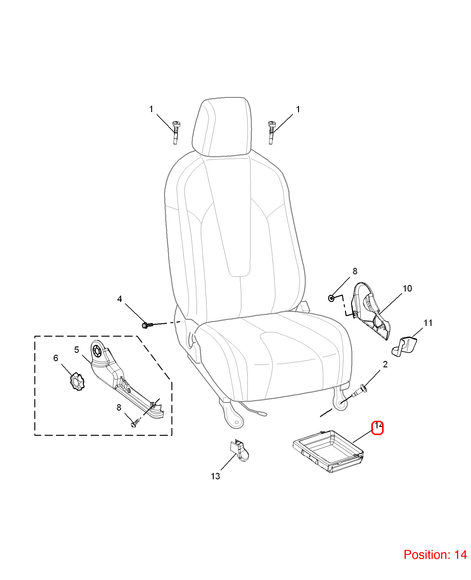 MG STORAGE COMPARTMENT OEM 10030932ASA FOR MG350 MG5 10030932ASA-MG_OEM