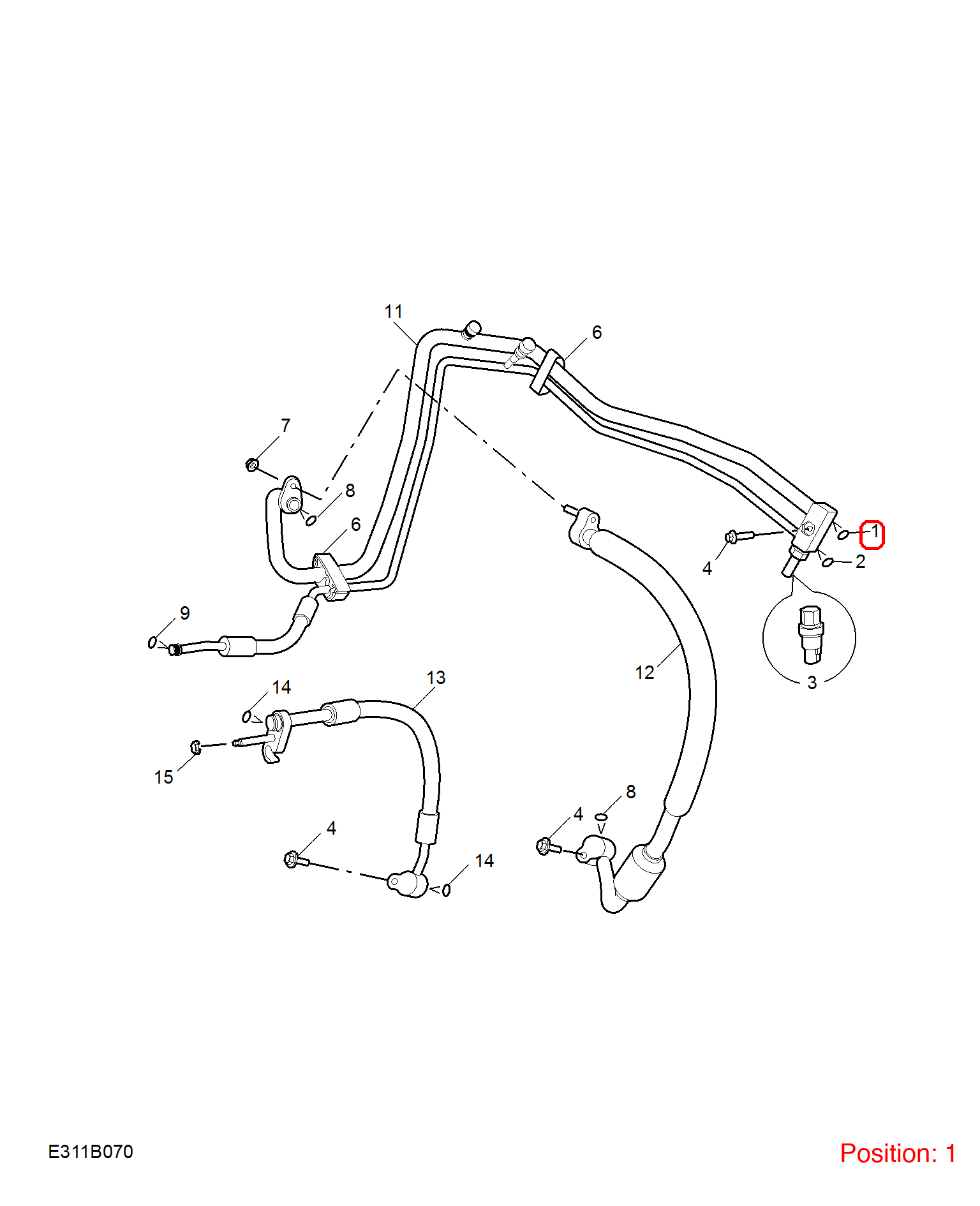 MG O-Ring OEM 10031838 FOR MG350 MG5 MG RX5 10031838-MG_OEM