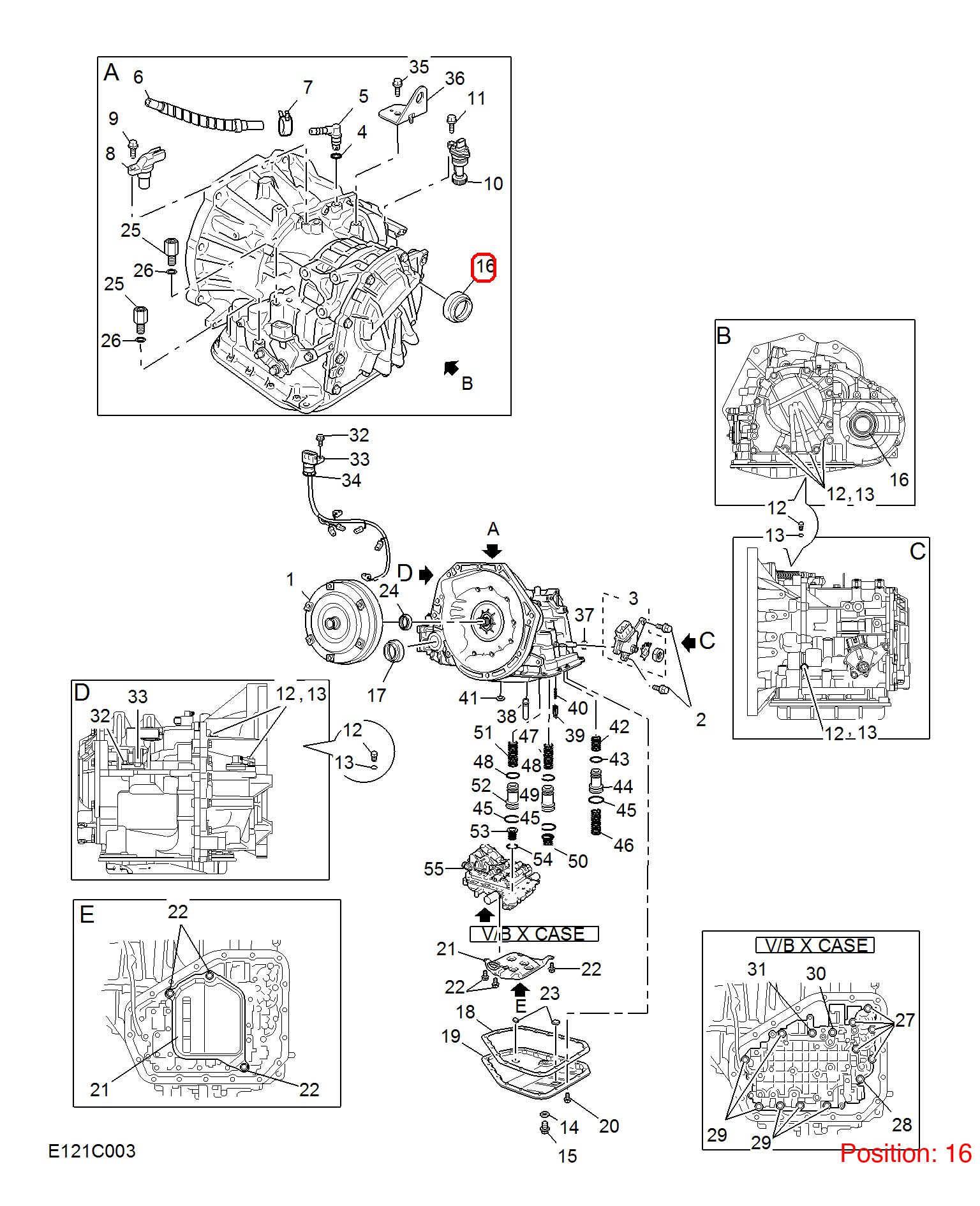 MG Differential Pinion Seal OEM 10034244 FOR MG350 MG5 10034244-MG_OEM