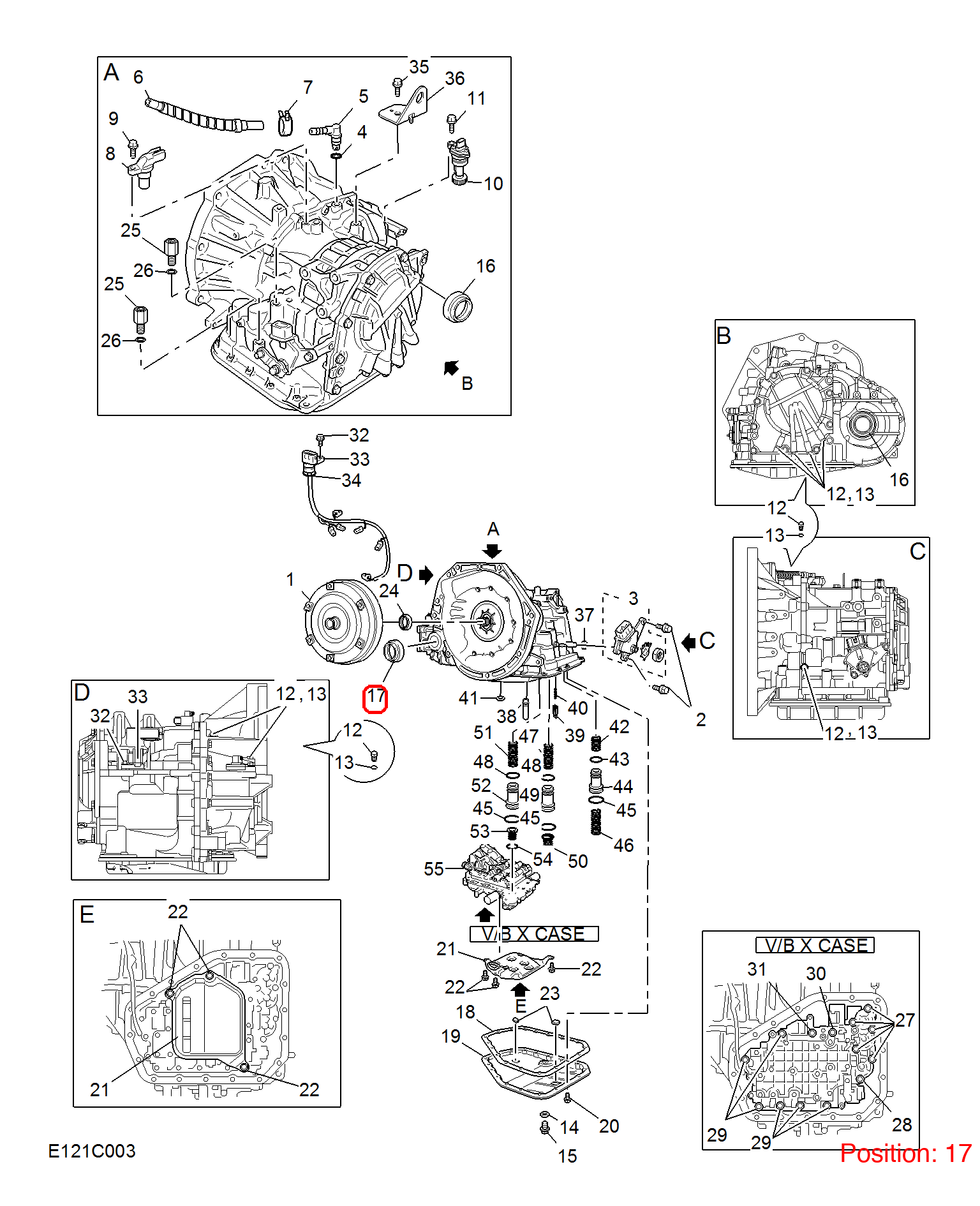 MG Differential Pinion Seal OEM 10034245 FOR MG350 MG5 10034245-MG_OEM