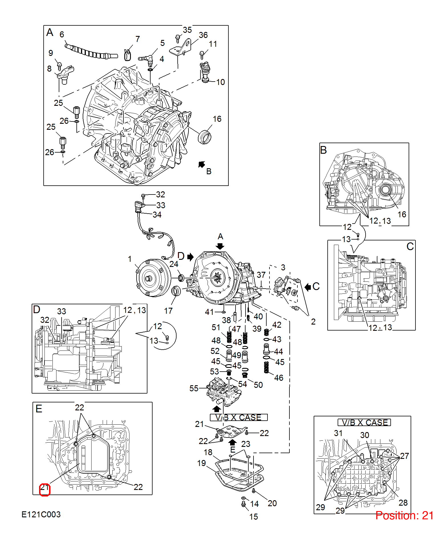 MG Transmission filter OEM 10034249 FOR MG350 MG5 10034249-MG_OEM