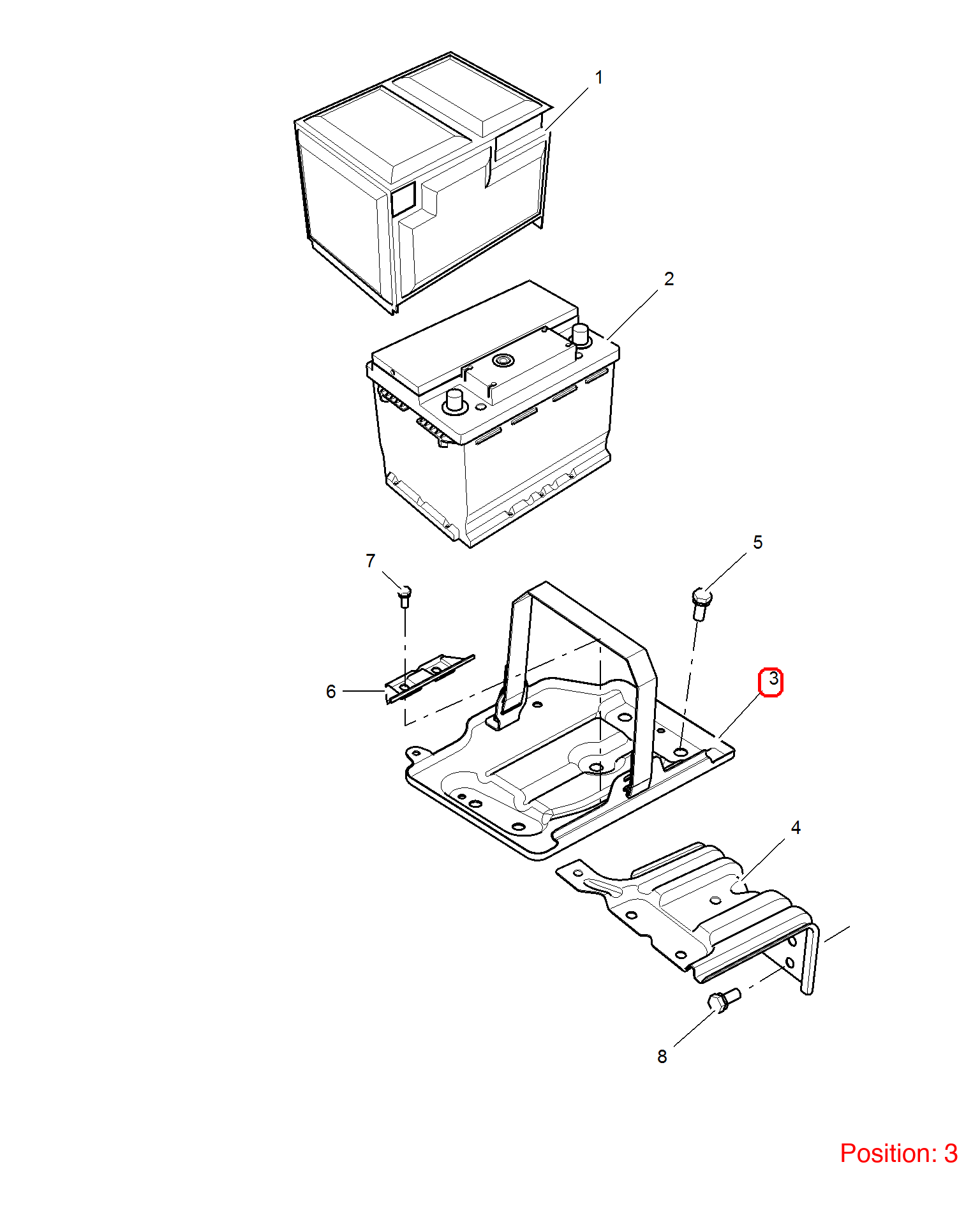 MG Battery base OEM 10037770 FOR MG350 MG5 10037770-MG_OEM
