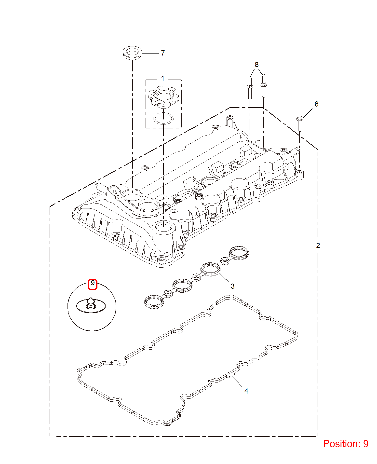 MG Check valve OEM 10038354 FOR MG3 MG350 MG5 10038354-MG_OEM