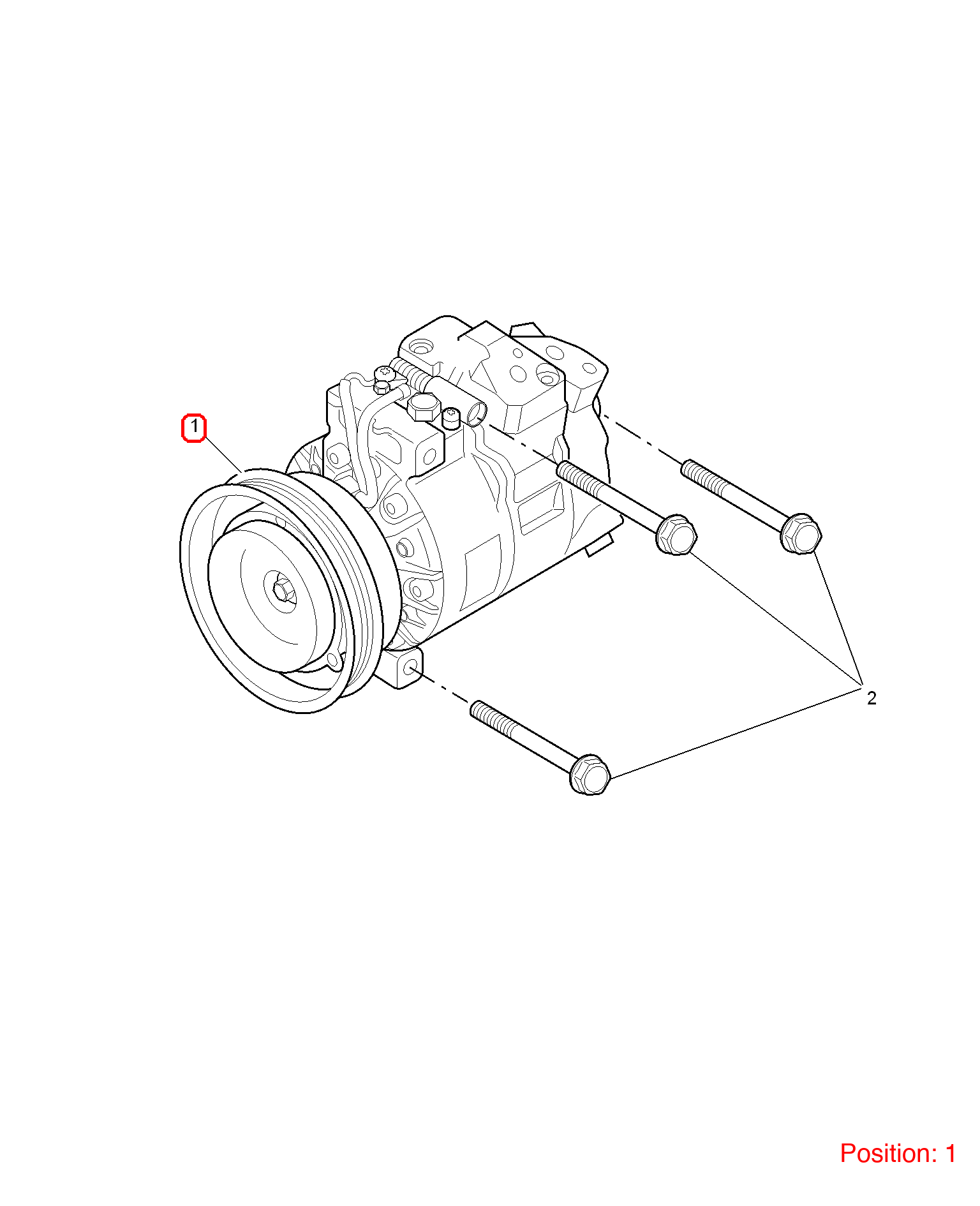 MG A/C Compressor OEM 10038369 FOR MG6 MG550 10038369-MG_OEM