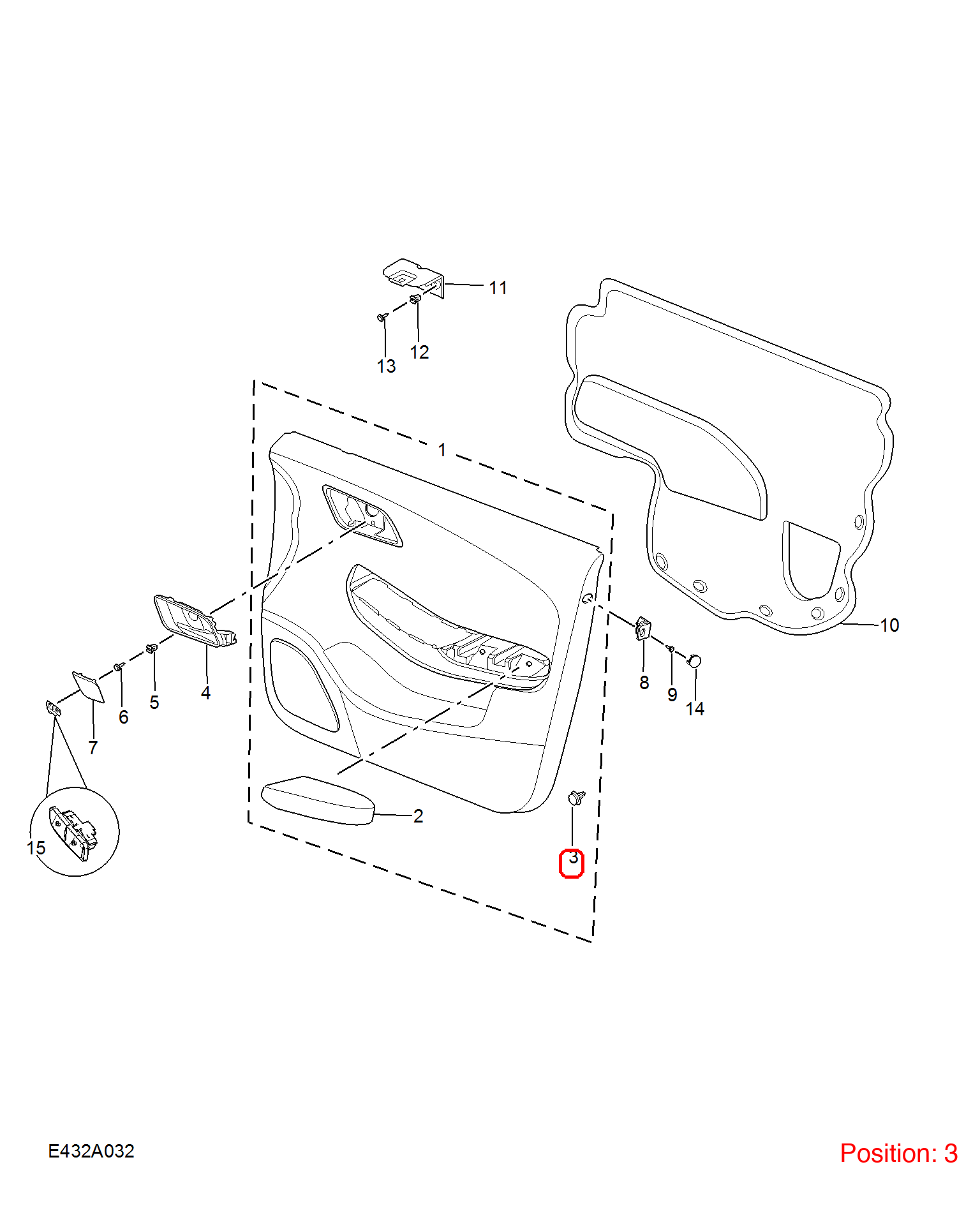 MG Buckle OEM 10040037 FOR MG3 MG RX5 RX8 MG6 10040037-MG_OEM